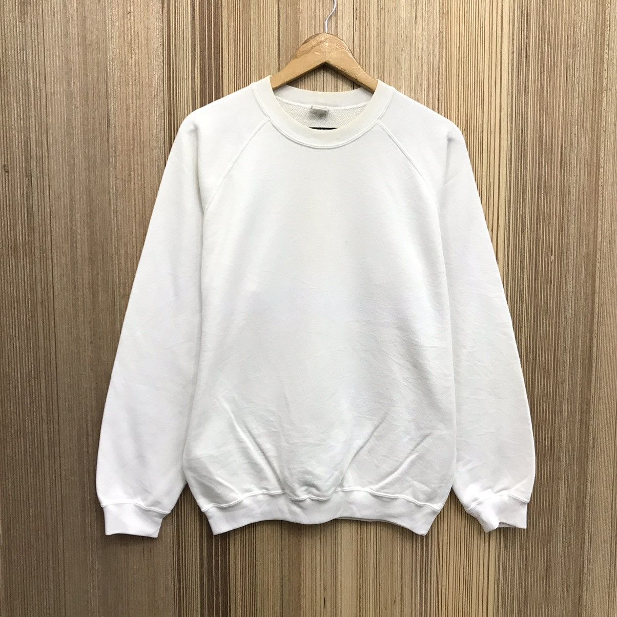 Asics Vintage Asics Plain Sweatshirt Jumper Size US M / EU 48-50 / 2 - 1 Thumbnail