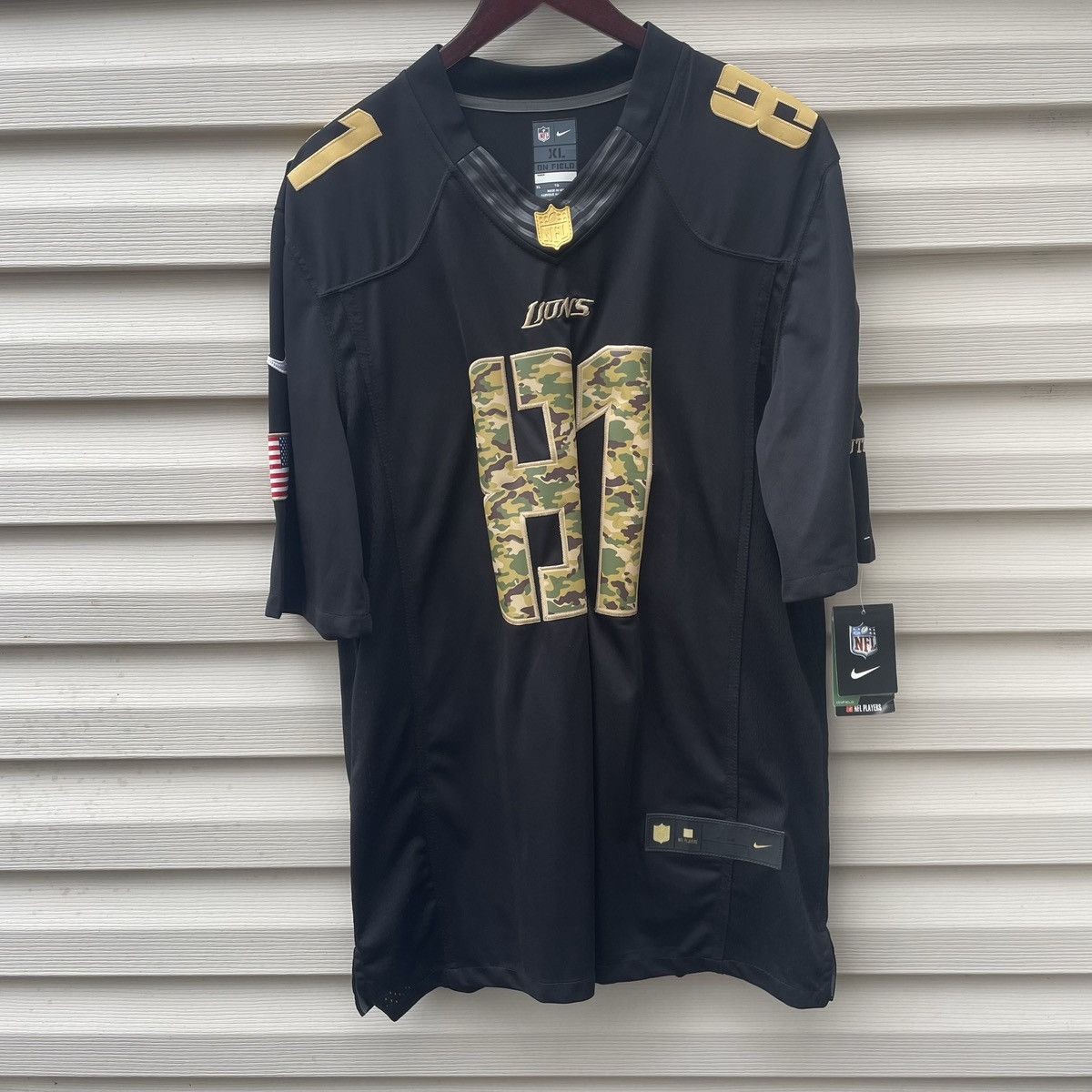 Calvin Johnson Salute To Service Jersey