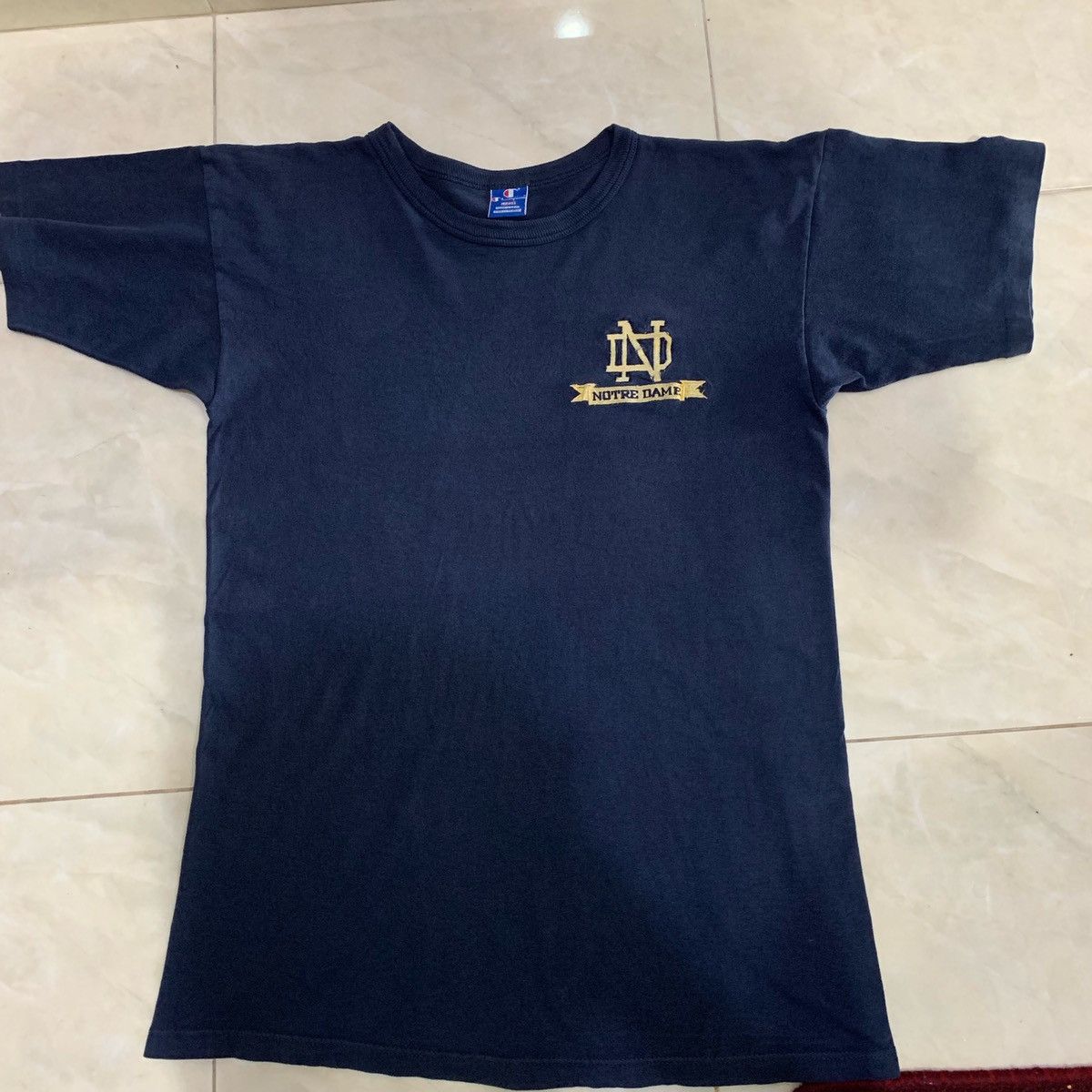 Champion × Japanese Brand × Vintage CHAMPION NOTRE DAME Tee Size L Fits M Size US M / EU 48-50 / 2 - 12 Thumbnail
