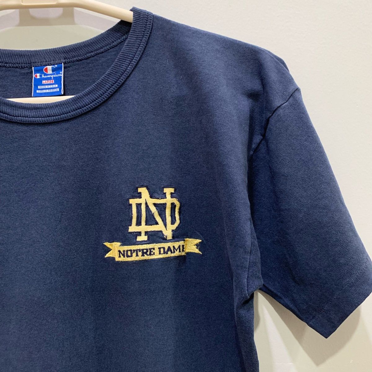 Champion × Japanese Brand × Vintage CHAMPION NOTRE DAME Tee Size L Fits M Size US M / EU 48-50 / 2 - 3 Thumbnail