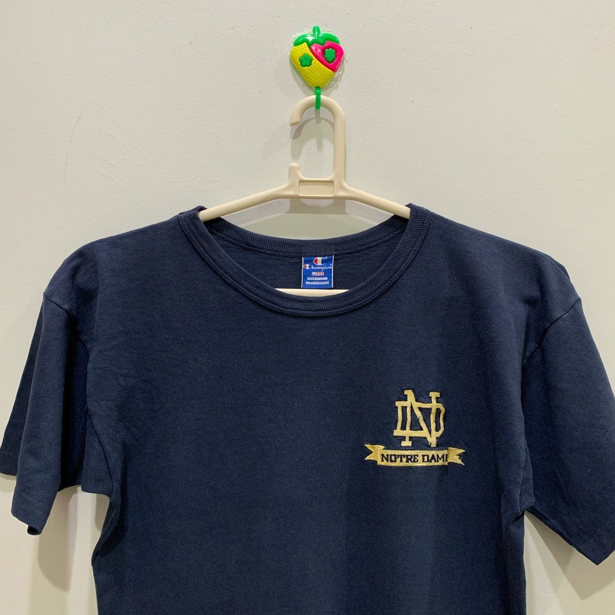 Champion × Japanese Brand × Vintage CHAMPION NOTRE DAME Tee Size L Fits M Size US M / EU 48-50 / 2 - 2 Thumbnail