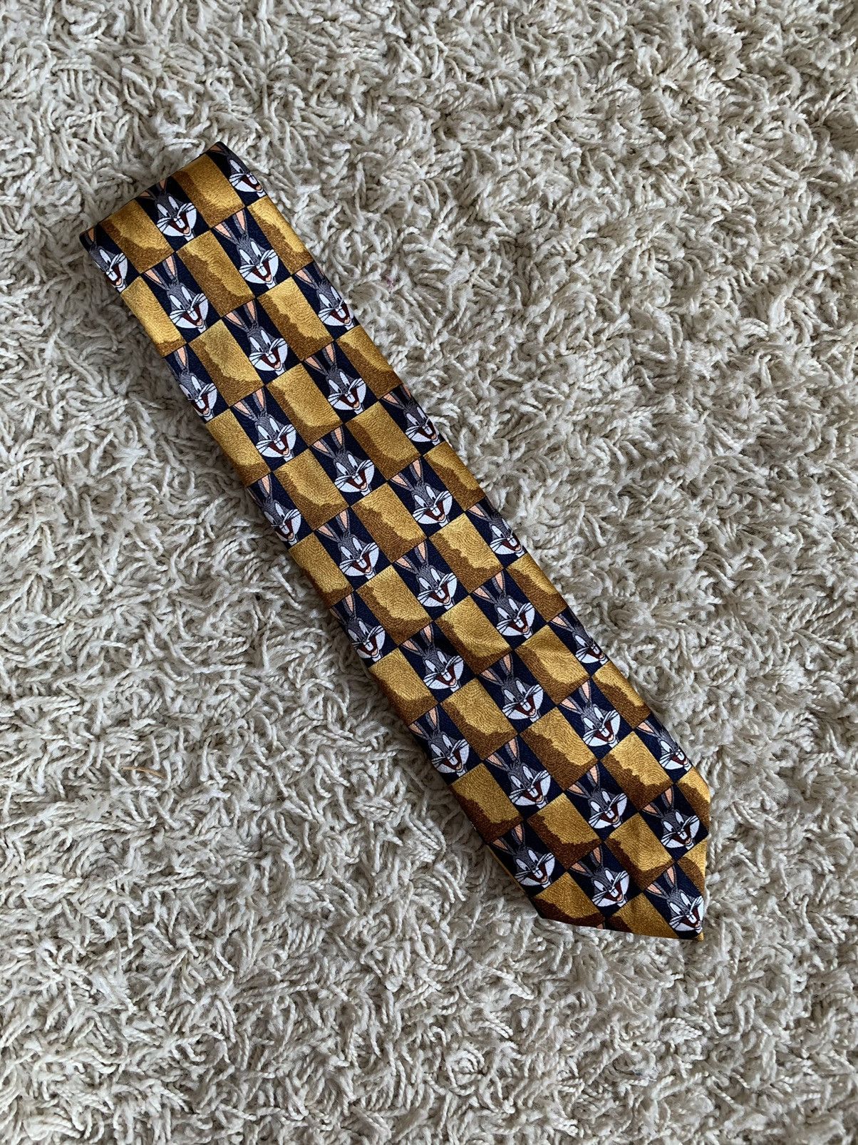 Vintage Looney Tunes Vintage Bugs Bunny Tie 1997 Size ONE SIZE - 1 Thumbnail