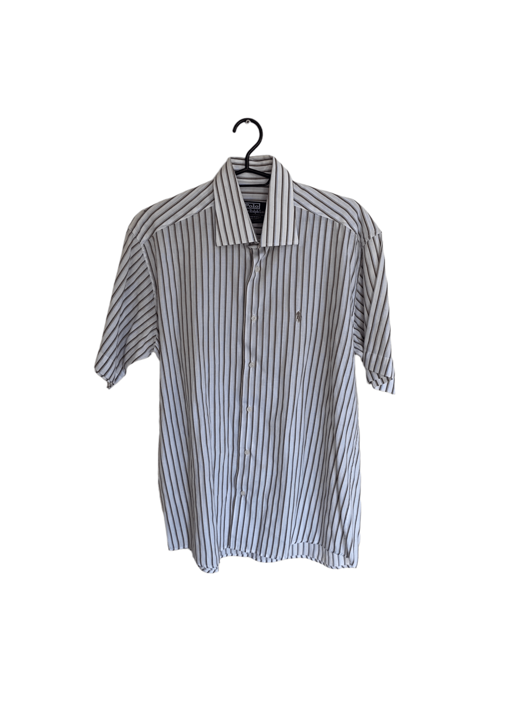 Polo Ralph Lauren × Vintage Polo Ralph Lauren 80s' striped shirt, size L Size US L / EU 52-54 / 3 - 1 Thumbnail