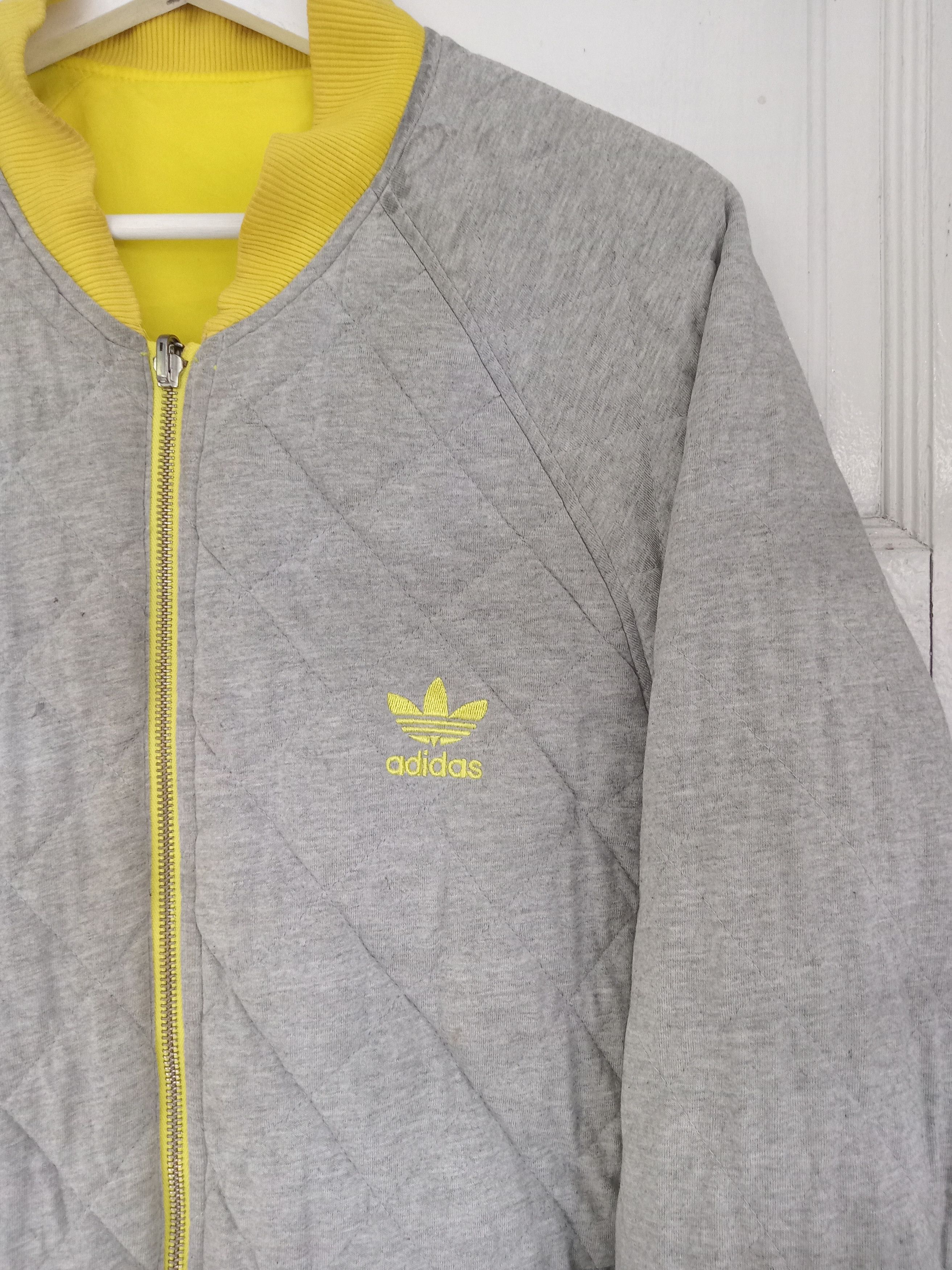 Reversible Adidas Trefoil Quilted Lined Jacket