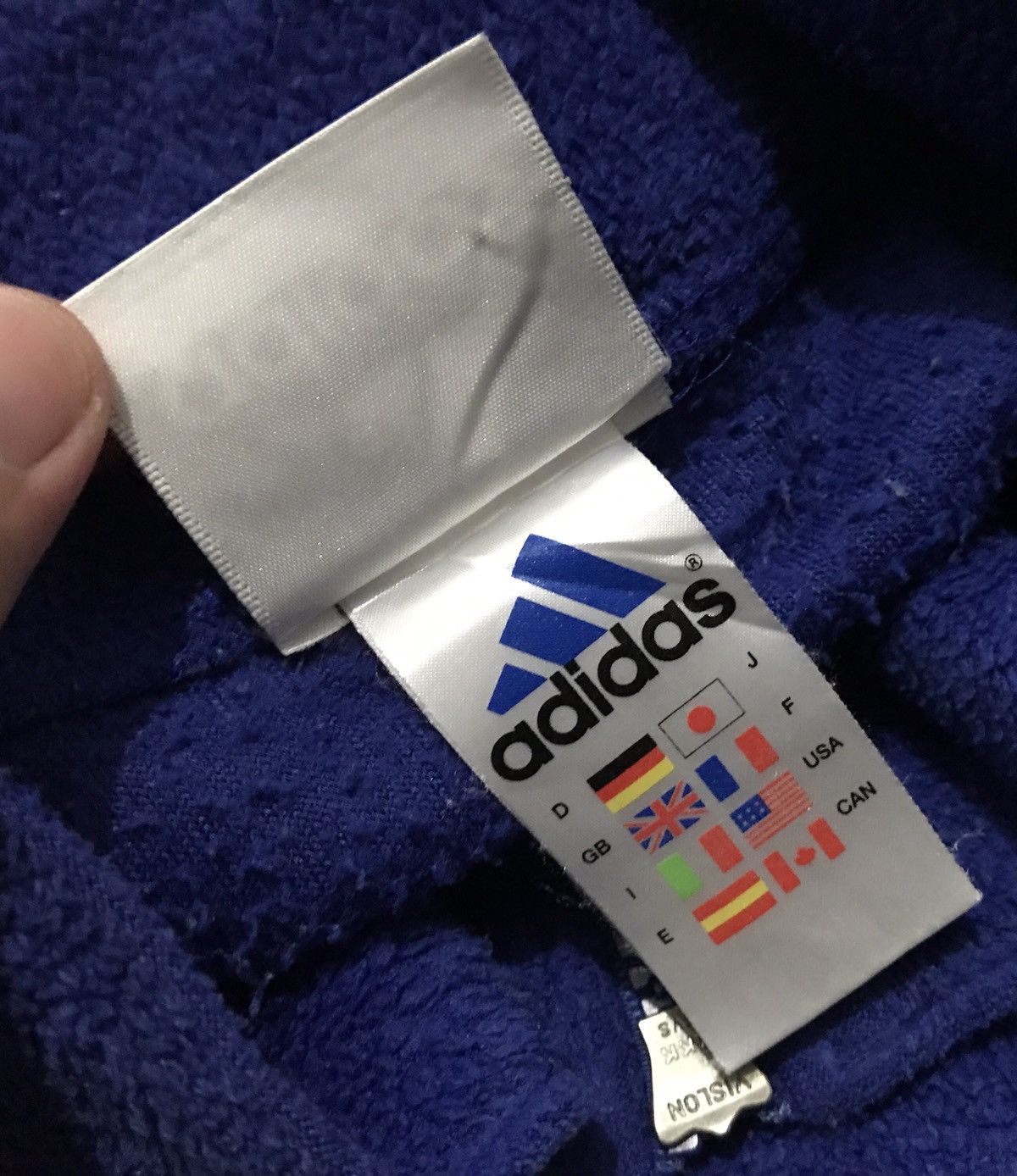Adidas × Vintage Vintage Adidas Equipment Fleece Sweater Size US XL / EU 56 / 4 - 7 Thumbnail