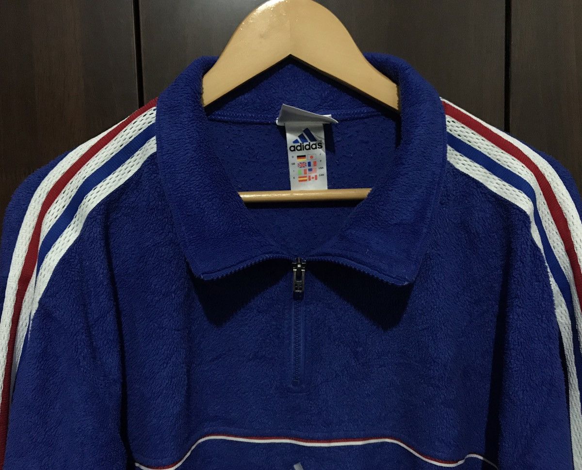 Adidas × Vintage Vintage Adidas Equipment Fleece Sweater Size US XL / EU 56 / 4 - 2 Thumbnail