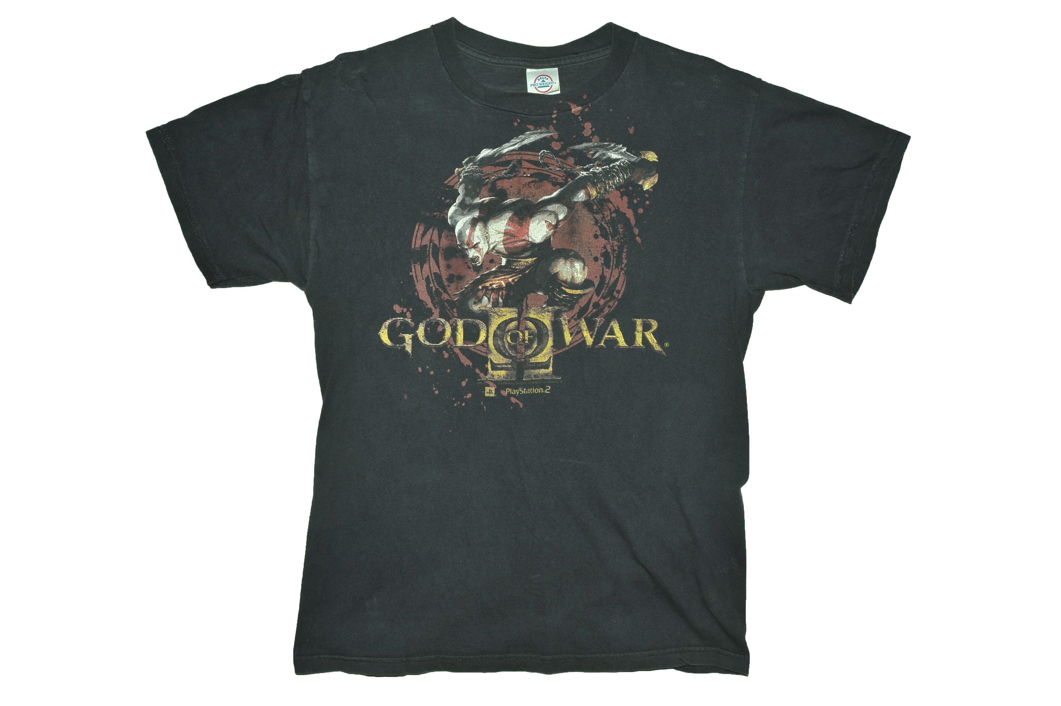 Delta Vintage Early 2000s God of War 2 Video Game T-shirt Size US M / EU 48-50 / 2 - 1 Thumbnail