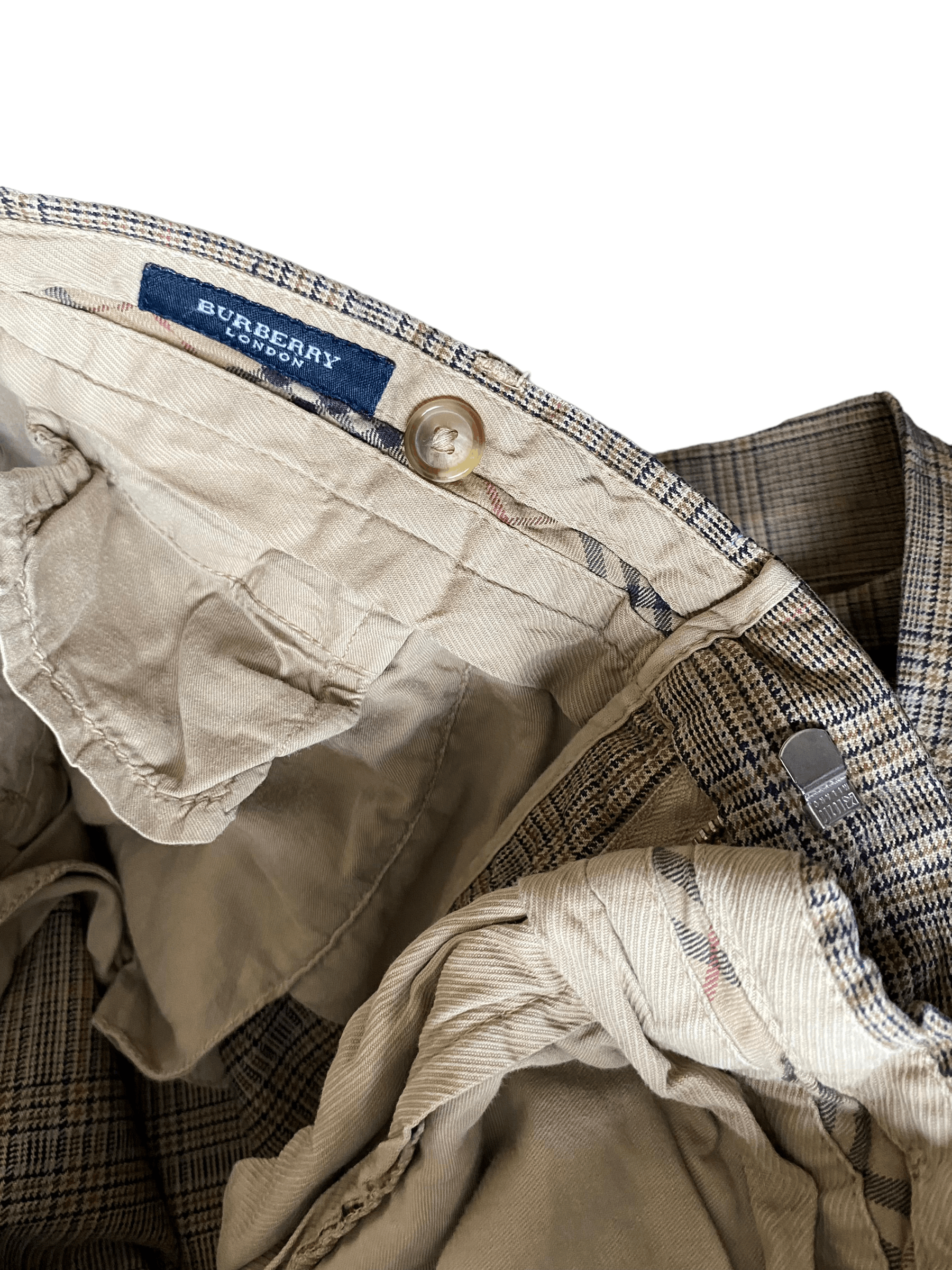 Burberry RARE_ Retro Burberry checkered vintage trousers, size 54 Size US 38 / EU 54 - 3 Thumbnail