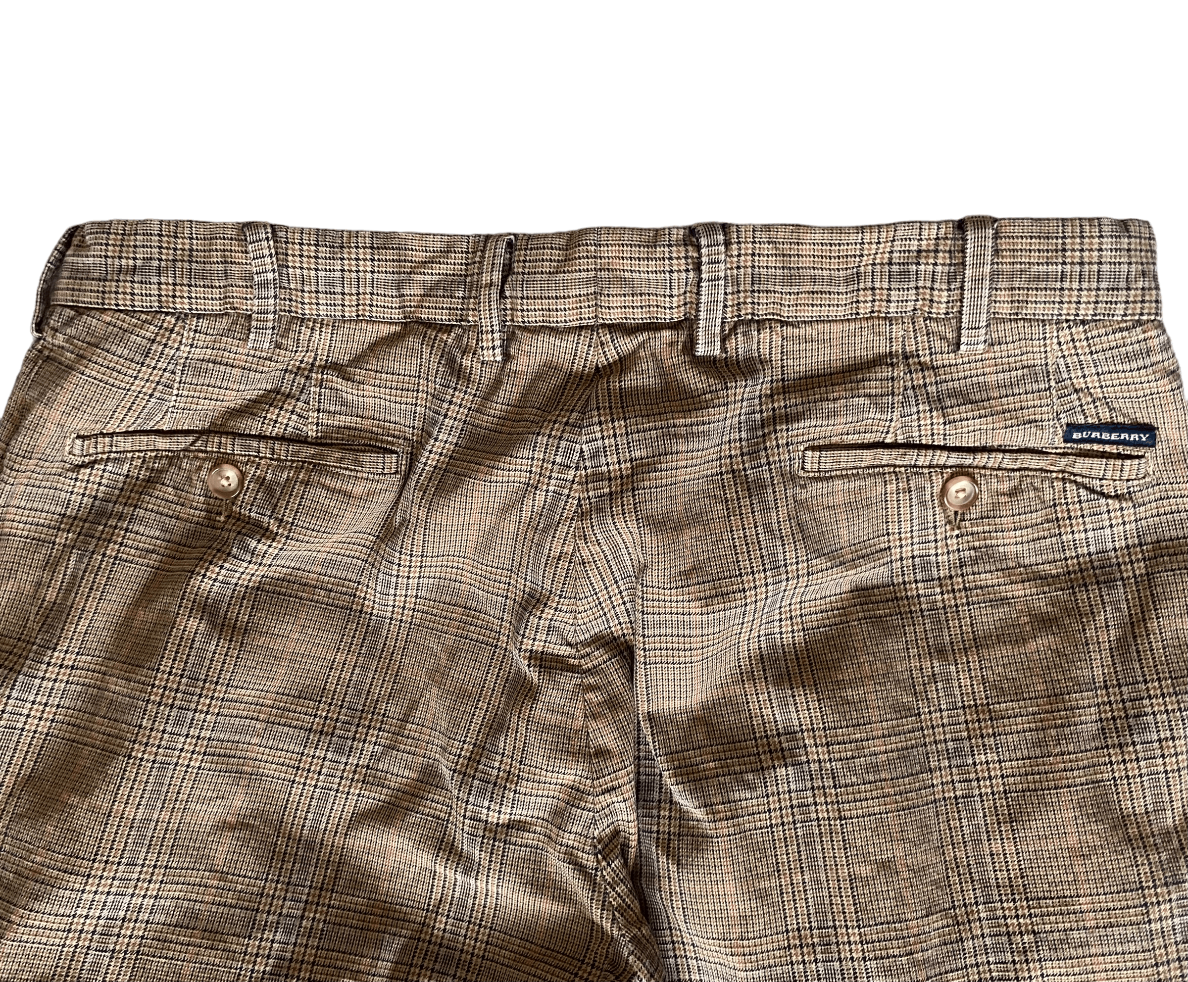 Burberry RARE_ Retro Burberry checkered vintage trousers, size 54 Size US 38 / EU 54 - 6 Thumbnail