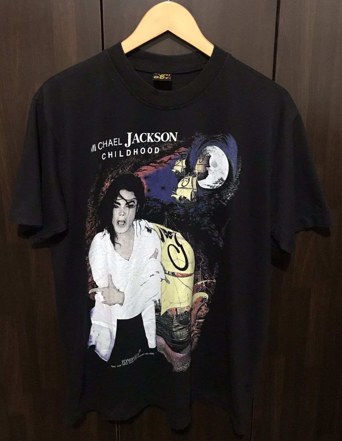 Band Tees × Michael Jackson × Vintage Vintage 1995 Michael Jackson “Childhood” Tshirt Size US L / EU 52-54 / 3 - 1 Thumbnail