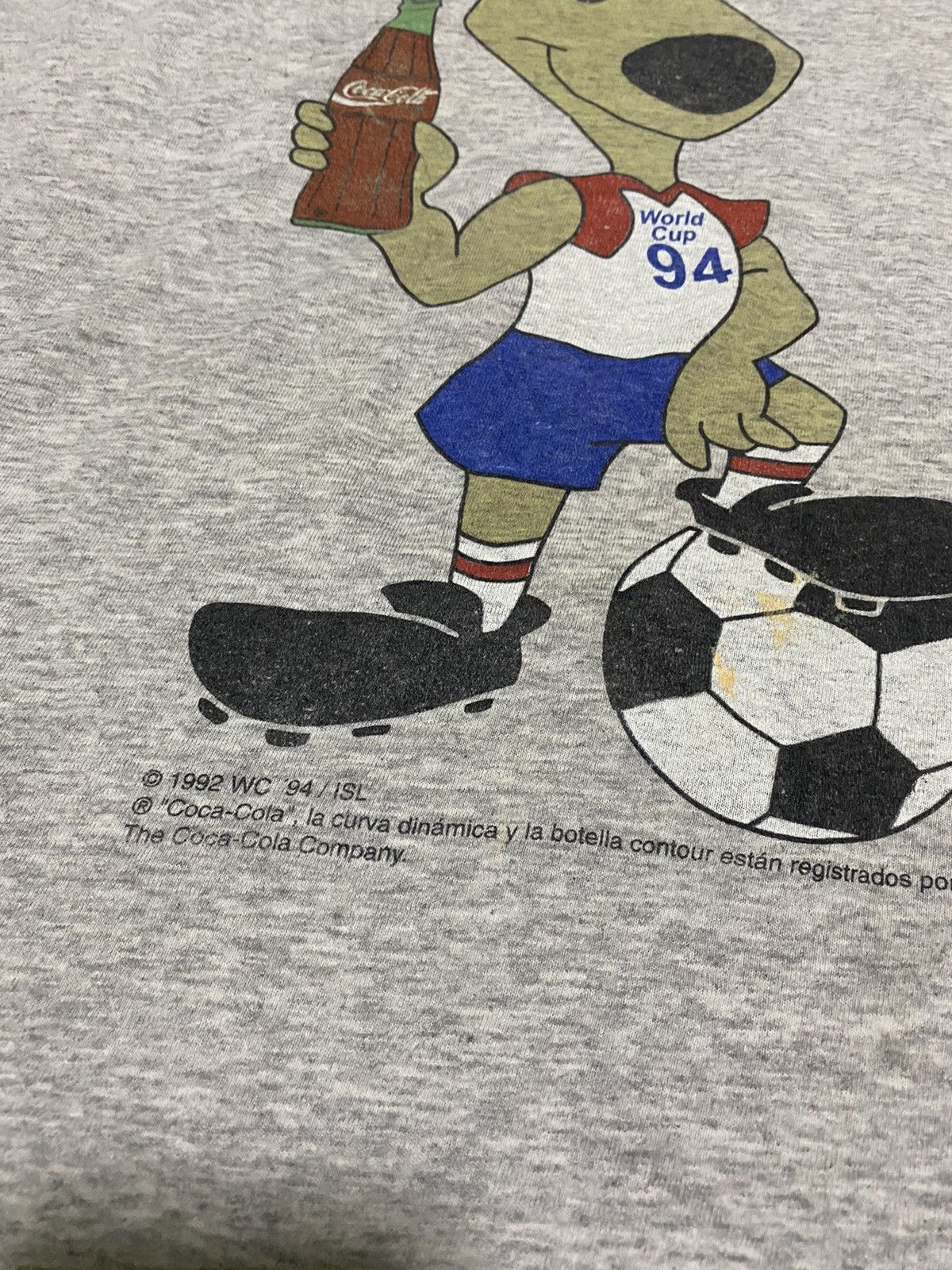 Coca Cola × Vintage Vintage ‘94 Coca Cola World Cup Dog Mascot Tee Size US L / EU 52-54 / 3 - 2 Thumbnail