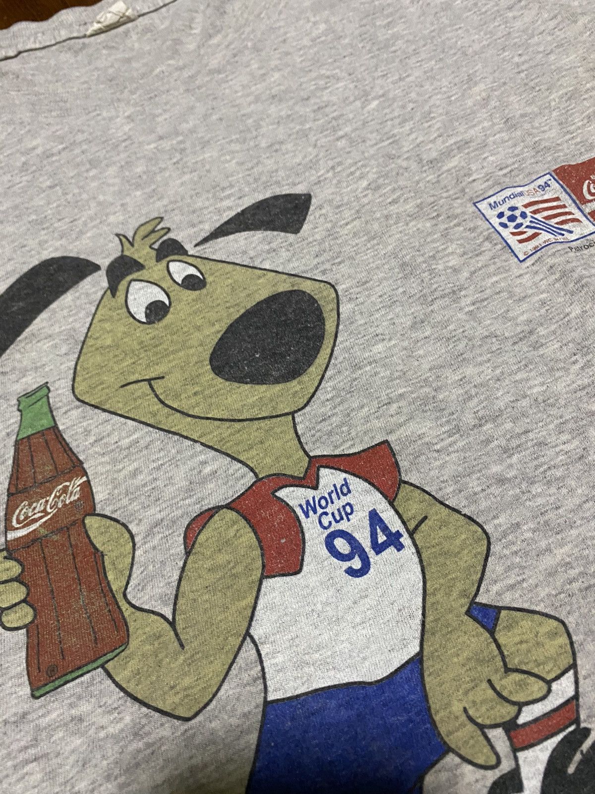 Coca Cola × Vintage Vintage ‘94 Coca Cola World Cup Dog Mascot Tee Size US L / EU 52-54 / 3 - 3 Thumbnail