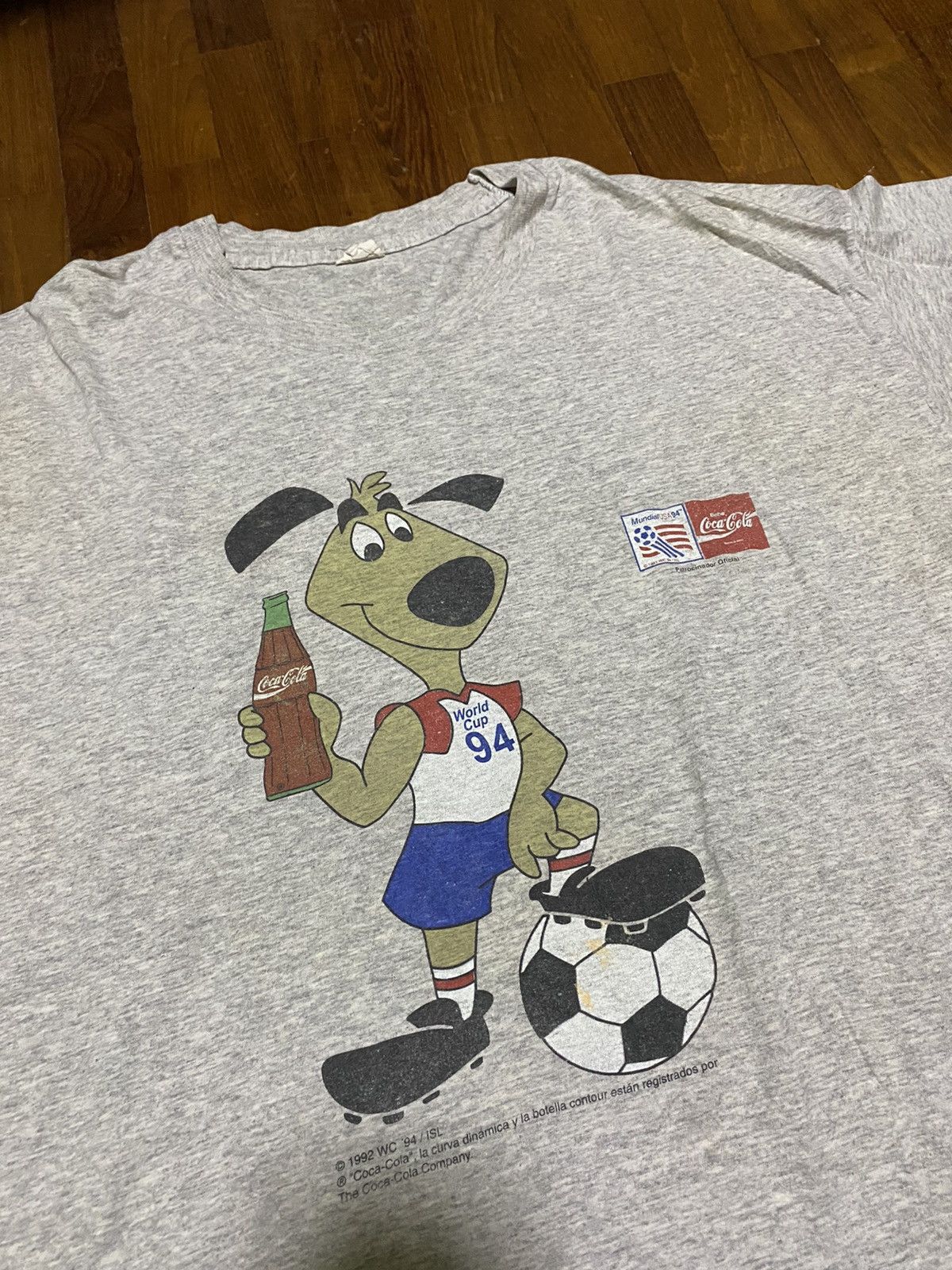 Coca Cola × Vintage Vintage ‘94 Coca Cola World Cup Dog Mascot Tee Size US L / EU 52-54 / 3 - 1 Thumbnail