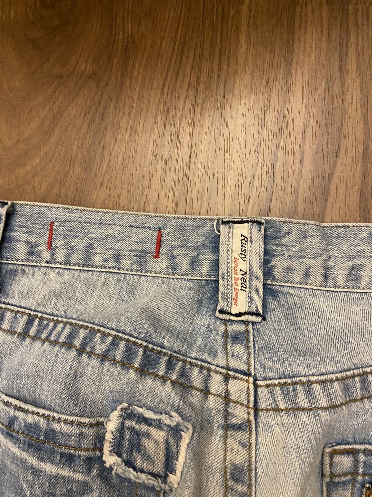 Japanese Brand Rusty Neal Vintage Japan Style Denim Jeans Levi’s Style Y2K Size US 32 / EU 48 - 4 Thumbnail
