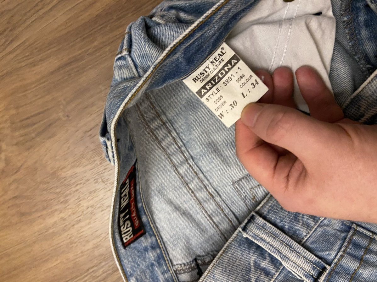 Japanese Brand Rusty Neal Vintage Japan Style Denim Jeans Levi’s Style Y2K Size US 32 / EU 48 - 8 Thumbnail