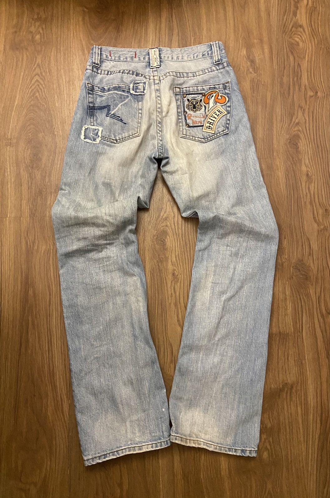 Japanese Brand Rusty Neal Vintage Japan Style Denim Jeans Levi’s Style Y2K Size US 32 / EU 48 - 2 Thumbnail
