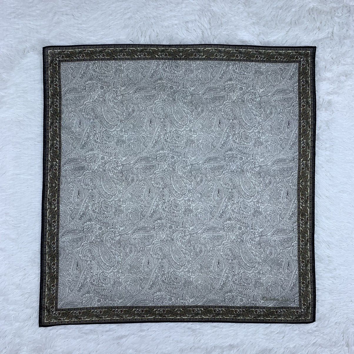Christian Dior Monsieur × Vintage CHRISTIAN DIOR handkerchief handky bandana paisley design Size ONE SIZE - 5 Thumbnail