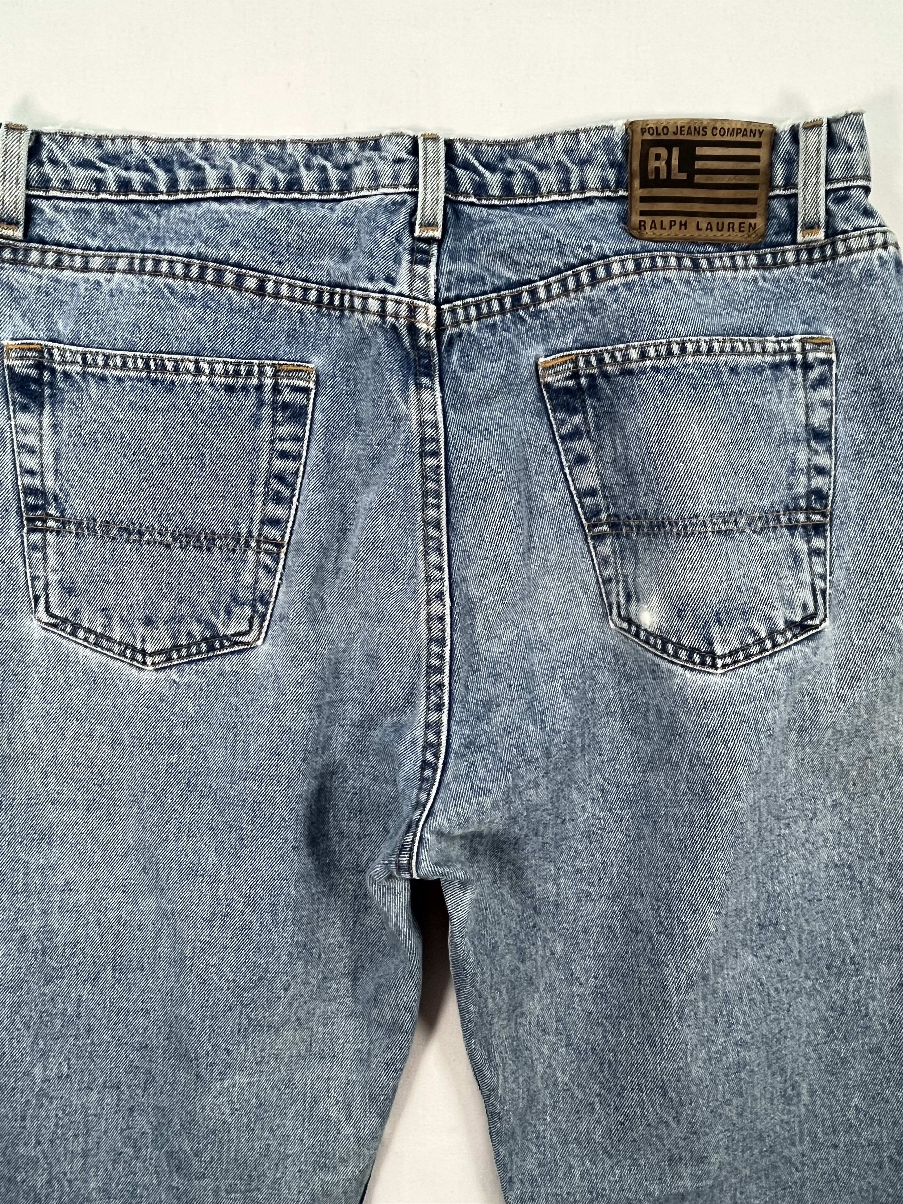 Polo Ralph Lauren Vintage Polo Jeans By Ralph Lauren Blue Denim Size US 34 / EU 50 - 6 Thumbnail