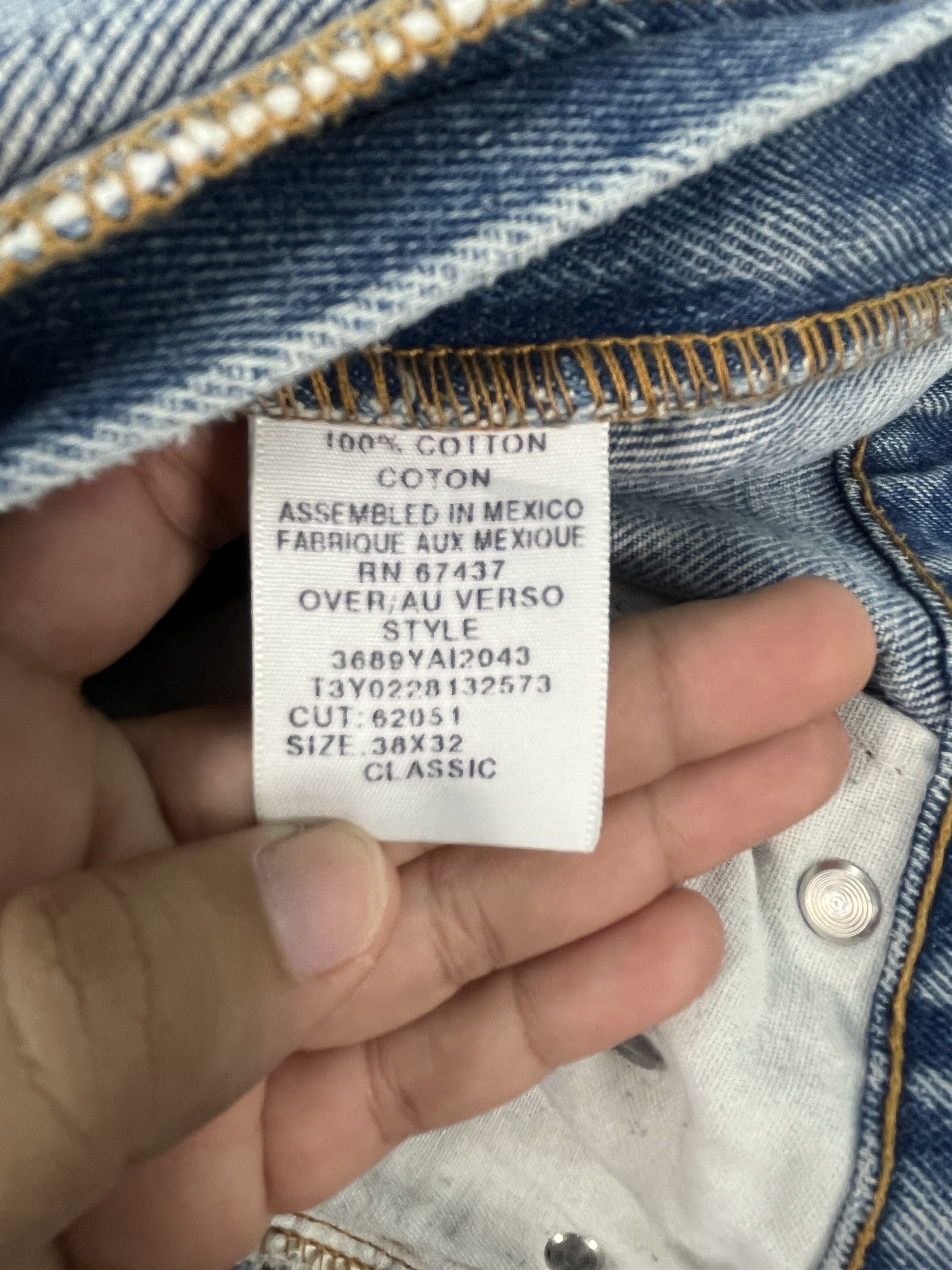 Polo Ralph Lauren Vintage Polo Jeans By Ralph Lauren Blue Denim Size US 34 / EU 50 - 8 Thumbnail
