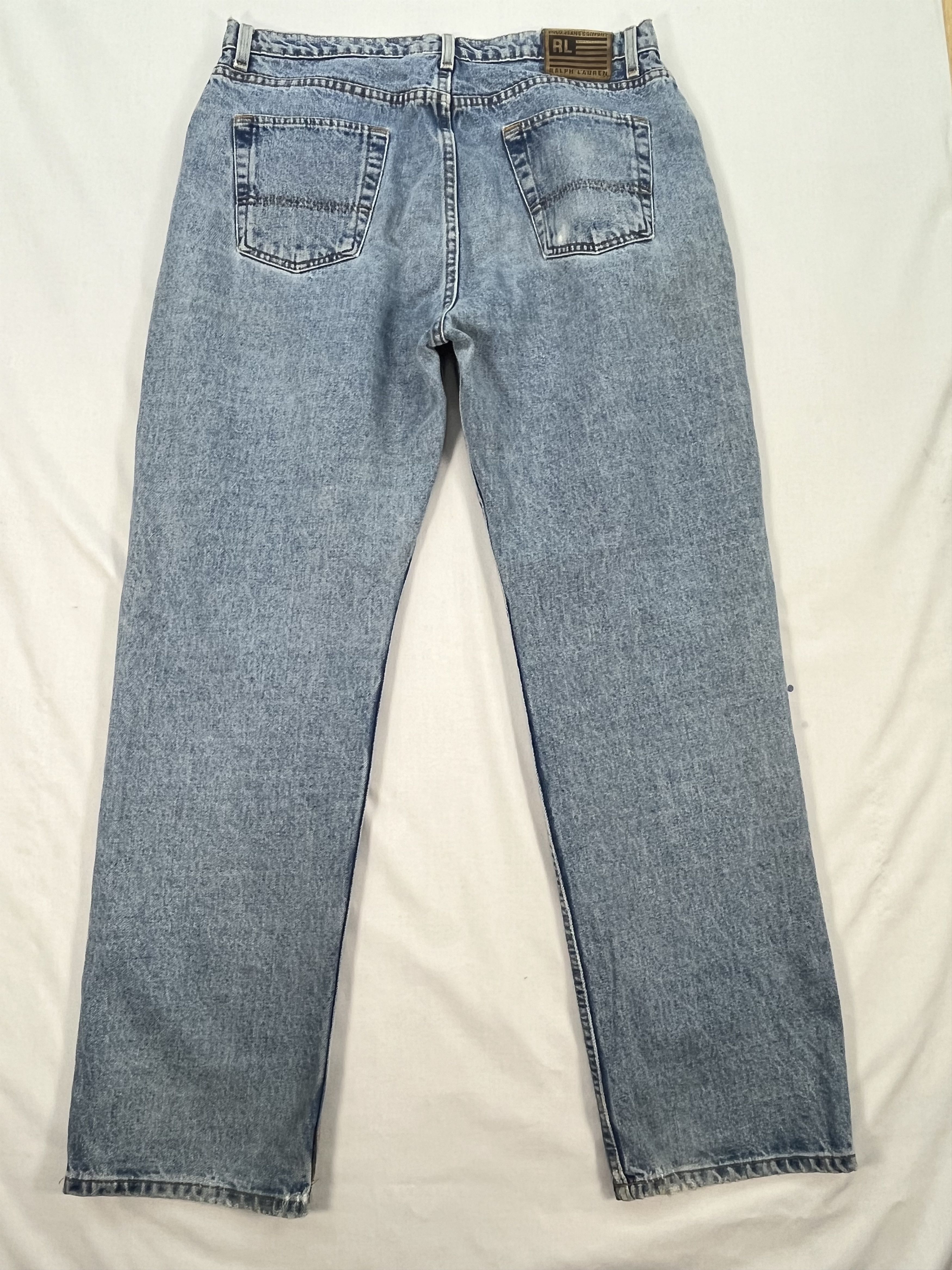 Polo Ralph Lauren Vintage Polo Jeans By Ralph Lauren Blue Denim Size US 34 / EU 50 - 2 Thumbnail