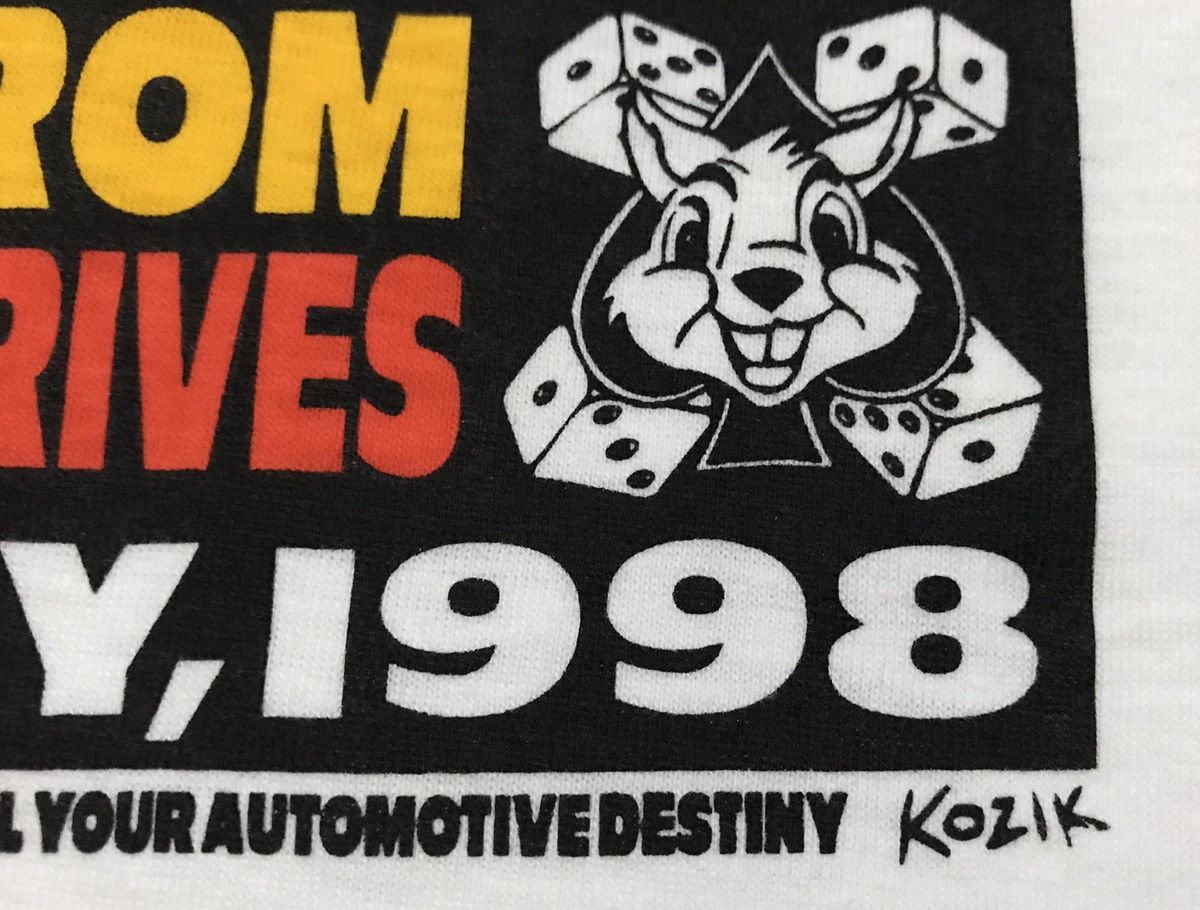 Band Tees × Vintage Vintage Frank Kozik NISSAN CUBE Art Poster Tshirt Size US L / EU 52-54 / 3 - 5 Thumbnail