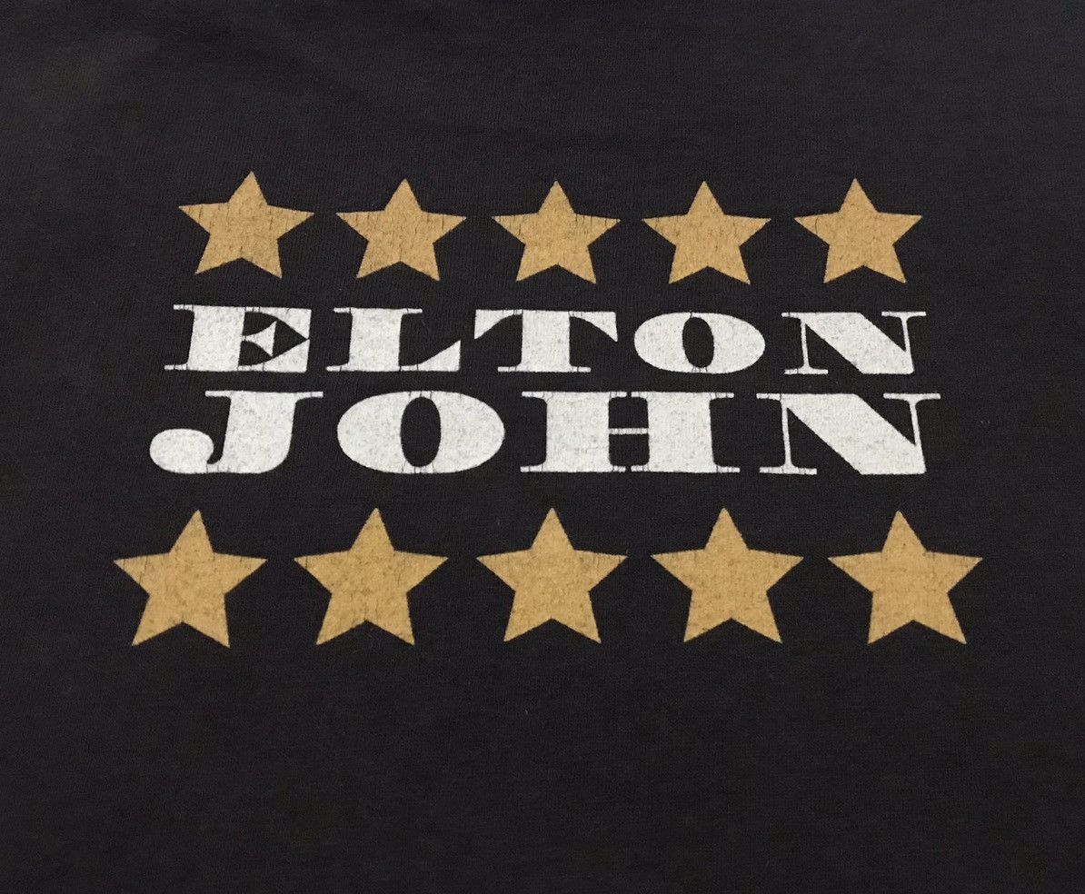 Anvil × Band Tees × Vintage Vintage Y2K Elton John Tshirt Size US M / EU 48-50 / 2 - 4 Thumbnail