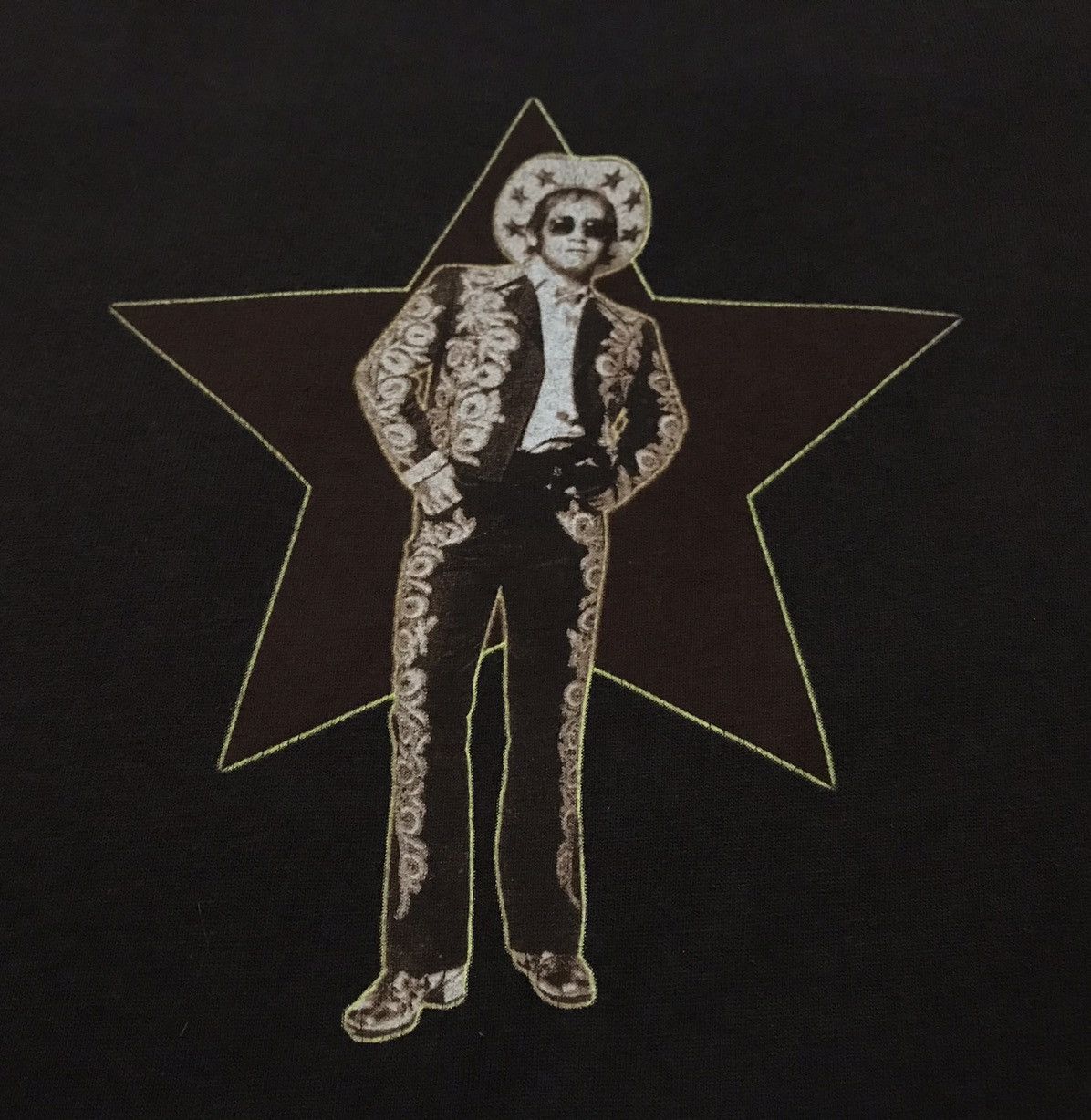 Anvil × Band Tees × Vintage Vintage Y2K Elton John Tshirt Size US M / EU 48-50 / 2 - 2 Thumbnail