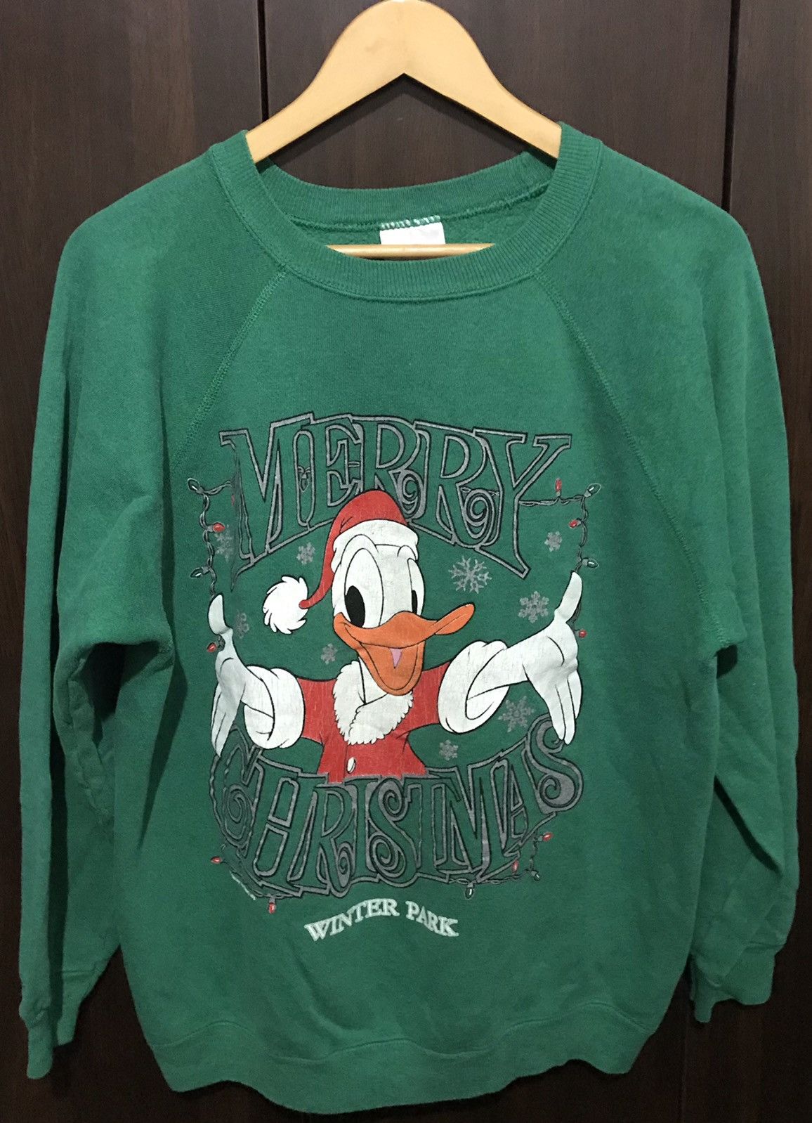 Cartoon Network × Disney × Hanes Vintage Donald Duck “Merry Christmas” Sweatshirt Size US L / EU 52-54 / 3 - 1 Thumbnail