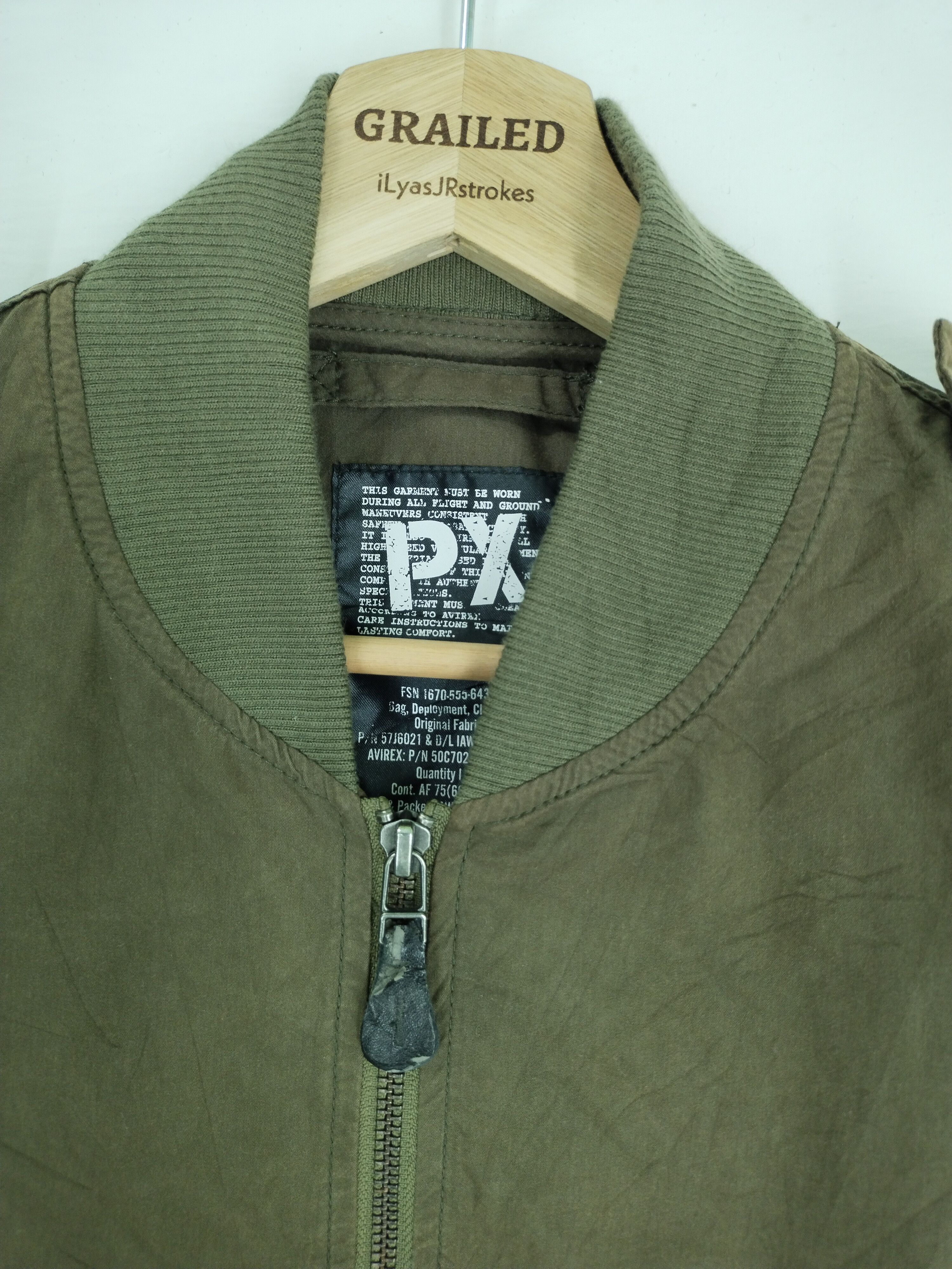 Avirex Vintage PX Avirex Bomber Jacket Size US M / EU 48-50 / 2 - 18 Thumbnail