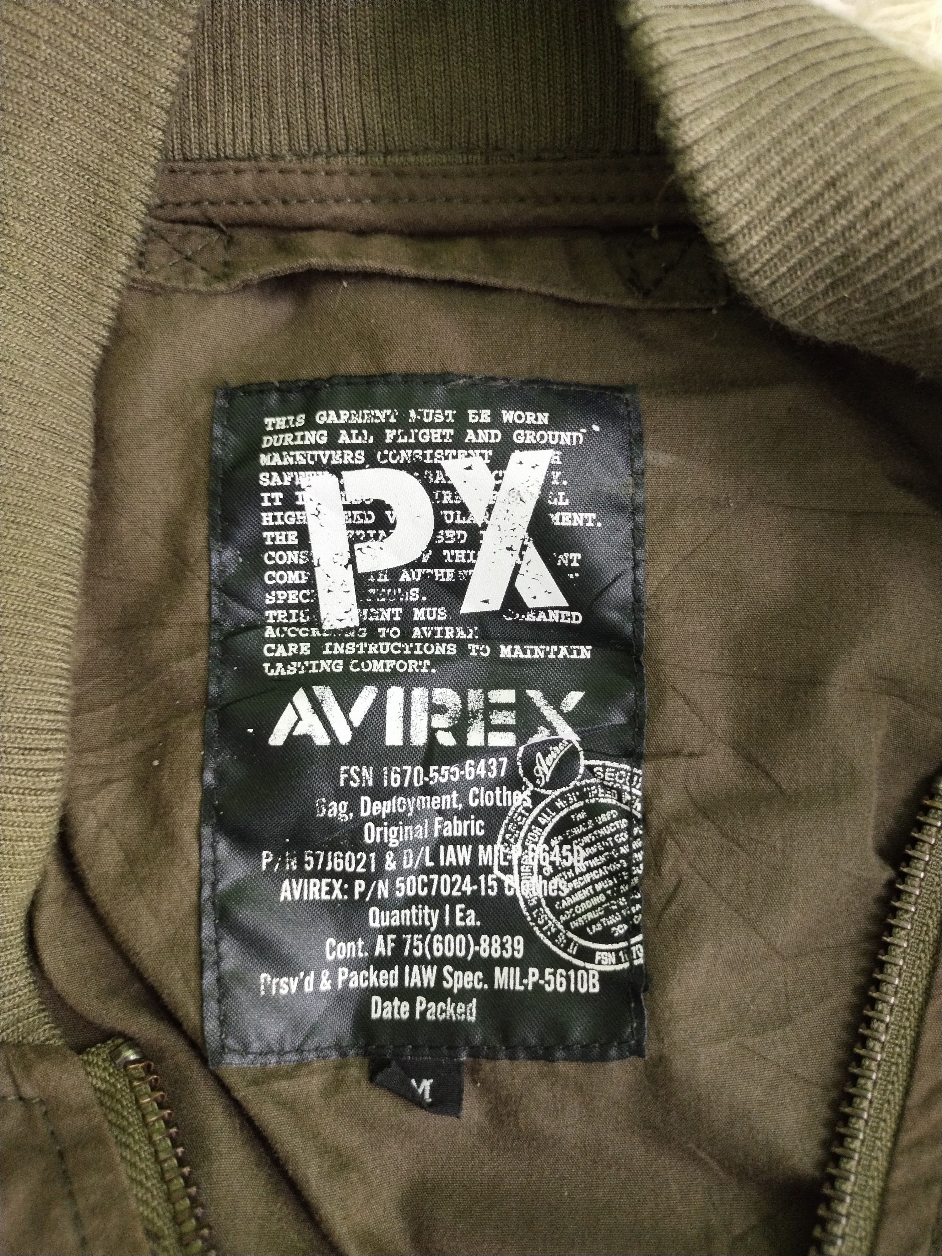 Avirex Vintage PX Avirex Bomber Jacket Size US M / EU 48-50 / 2 - 12 Thumbnail