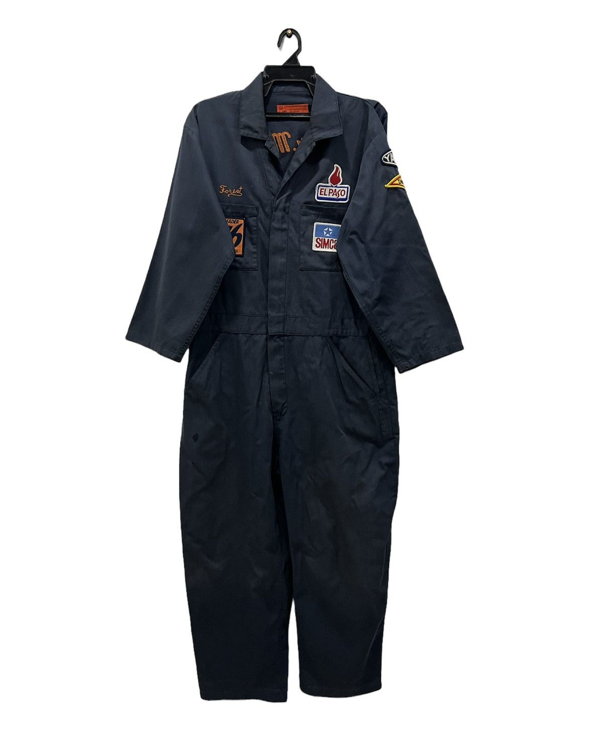 image of Overalls x Vintage Setlowear Union By H.s.t. Set Press Jumpsuits in Navy, Men's (Size 38)