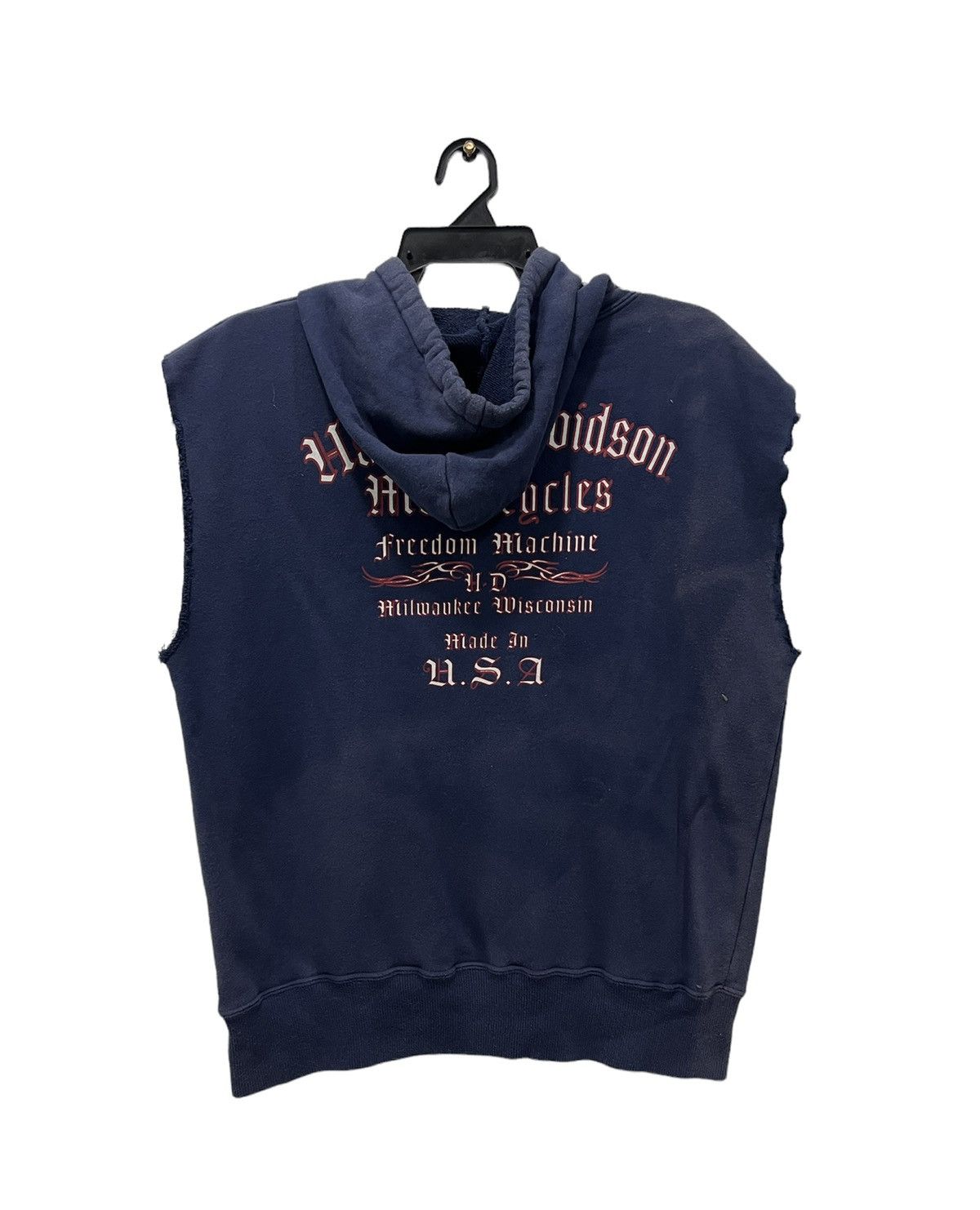 Vintage VINTAGE HARLEY DAVIDSON MOTORCYCLES HOODIES Size US L / EU 52-54 / 3 - 1 Thumbnail