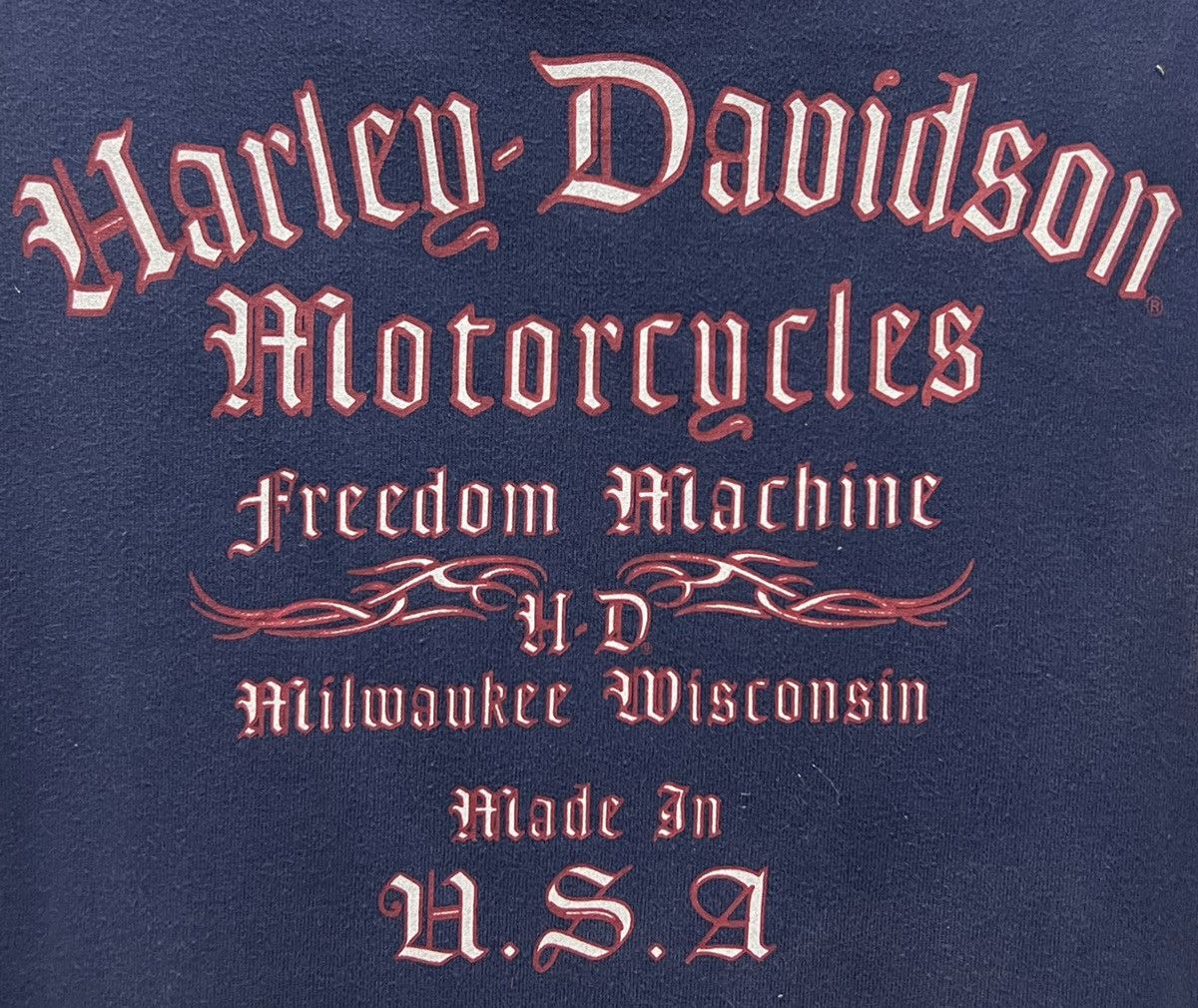 Vintage VINTAGE HARLEY DAVIDSON MOTORCYCLES HOODIES Size US L / EU 52-54 / 3 - 5 Thumbnail