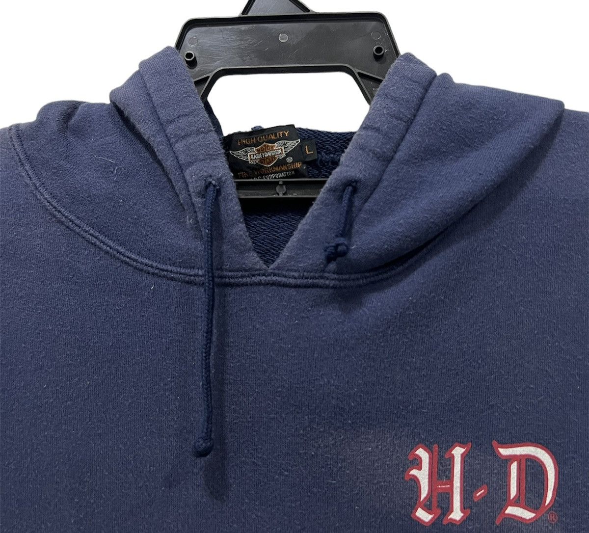 Vintage VINTAGE HARLEY DAVIDSON MOTORCYCLES HOODIES Size US L / EU 52-54 / 3 - 3 Thumbnail