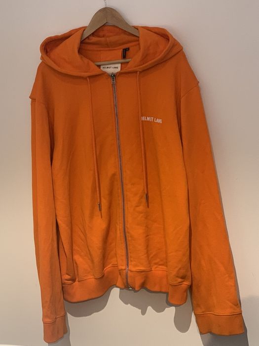 Helmut Lang Helmut Lang Hoodie Orange XXL Rare Grailed