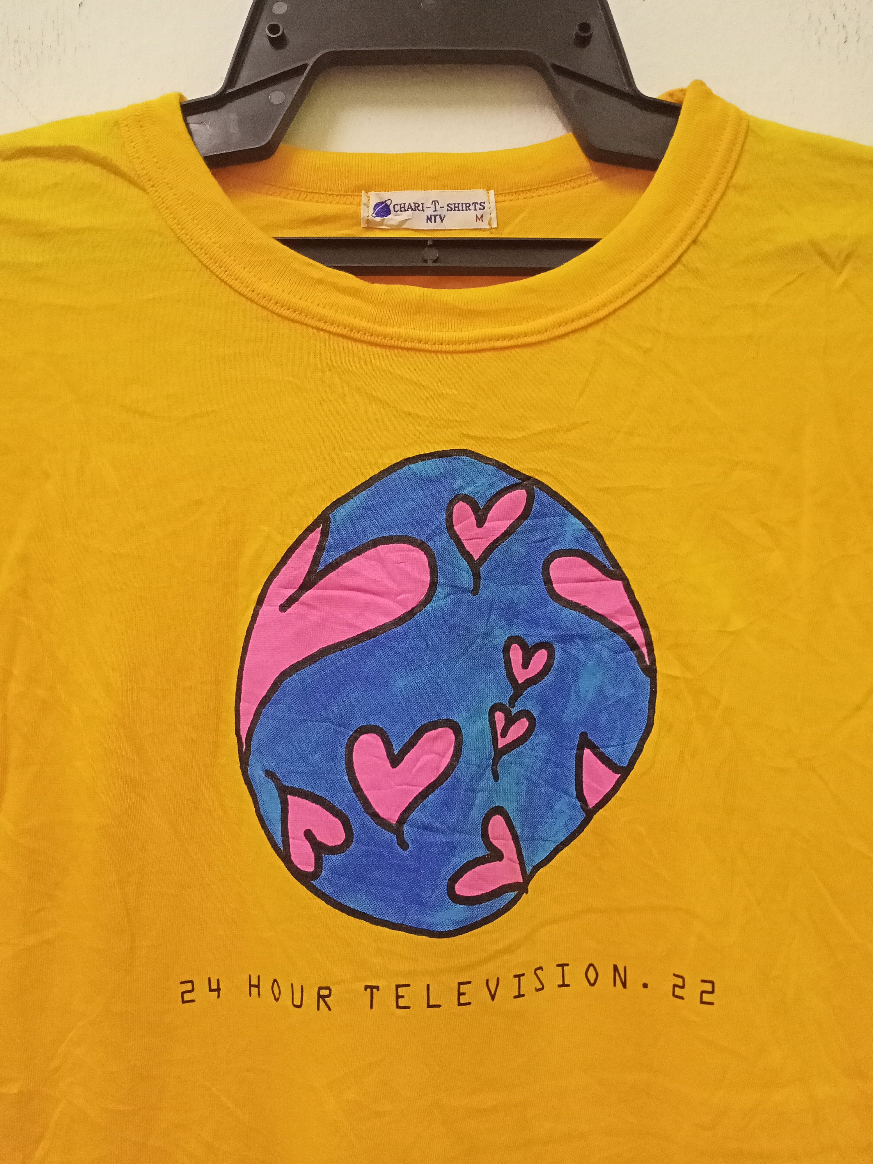 Japanese Brand Vintage 24 hour television Love Earth Art T-shirt Size US S / EU 44-46 / 1 - 2 Thumbnail