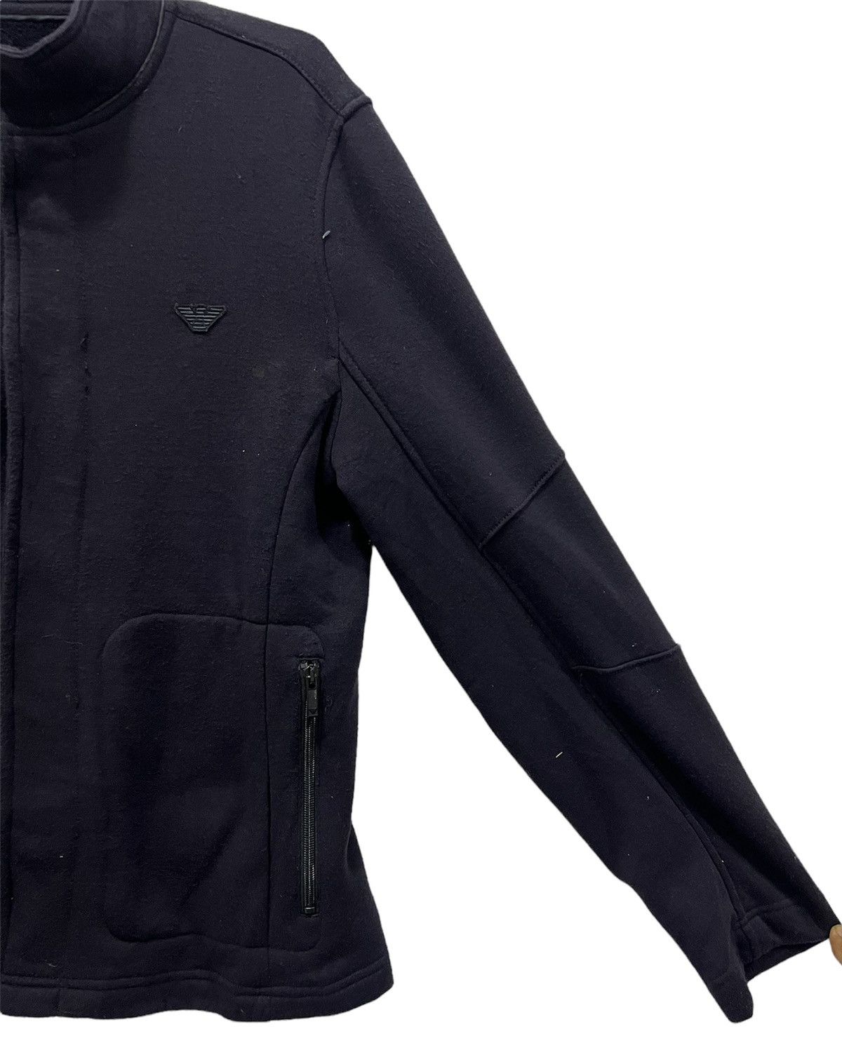 Emporio Armani Emporio Armani Jeans Men's Black Full-Zip Jacket - Size L Size US L / EU 52-54 / 3 - 4 Thumbnail