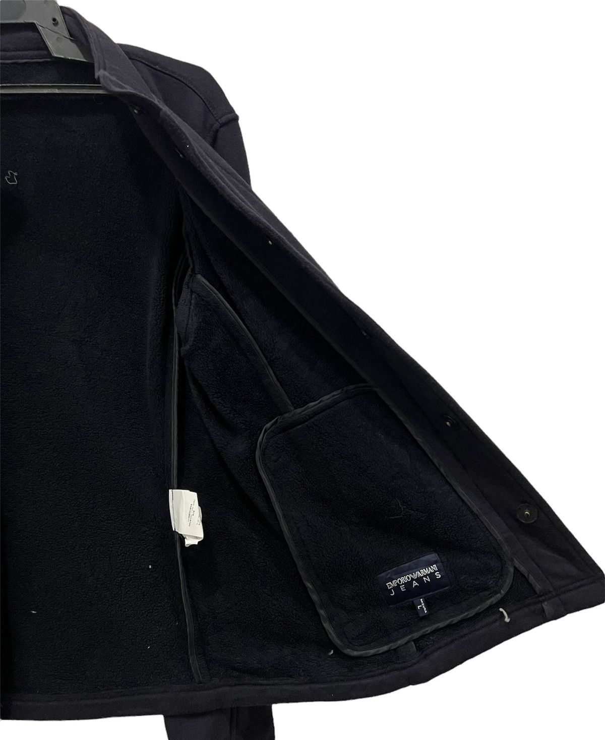 Emporio Armani Emporio Armani Jeans Men's Black Full-Zip Jacket - Size L Size US L / EU 52-54 / 3 - 9 Thumbnail