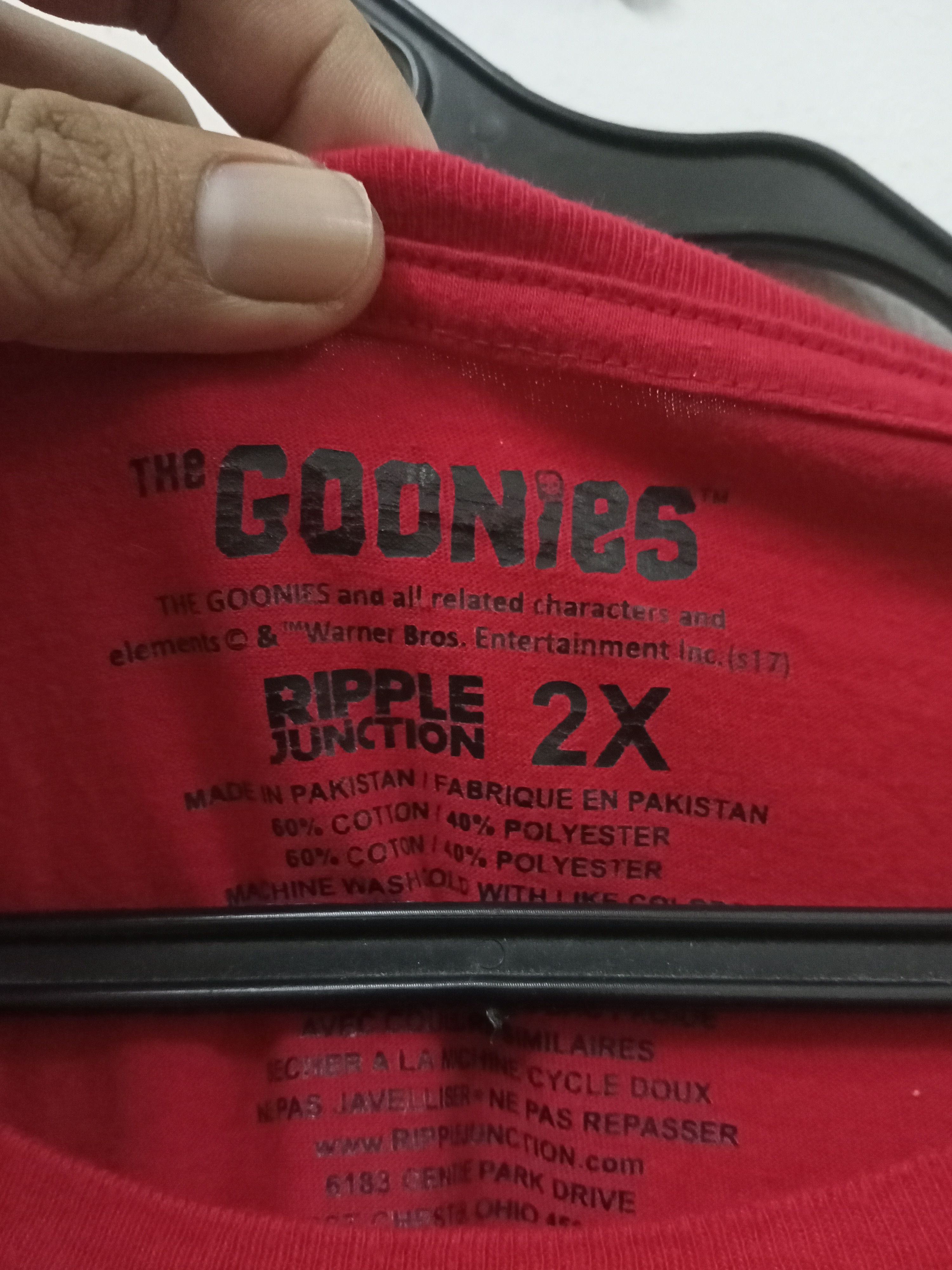 Vintage The Goonies Never Say Die Movie T-shirt Size US XXL / EU 58 / 5 - 6 Thumbnail