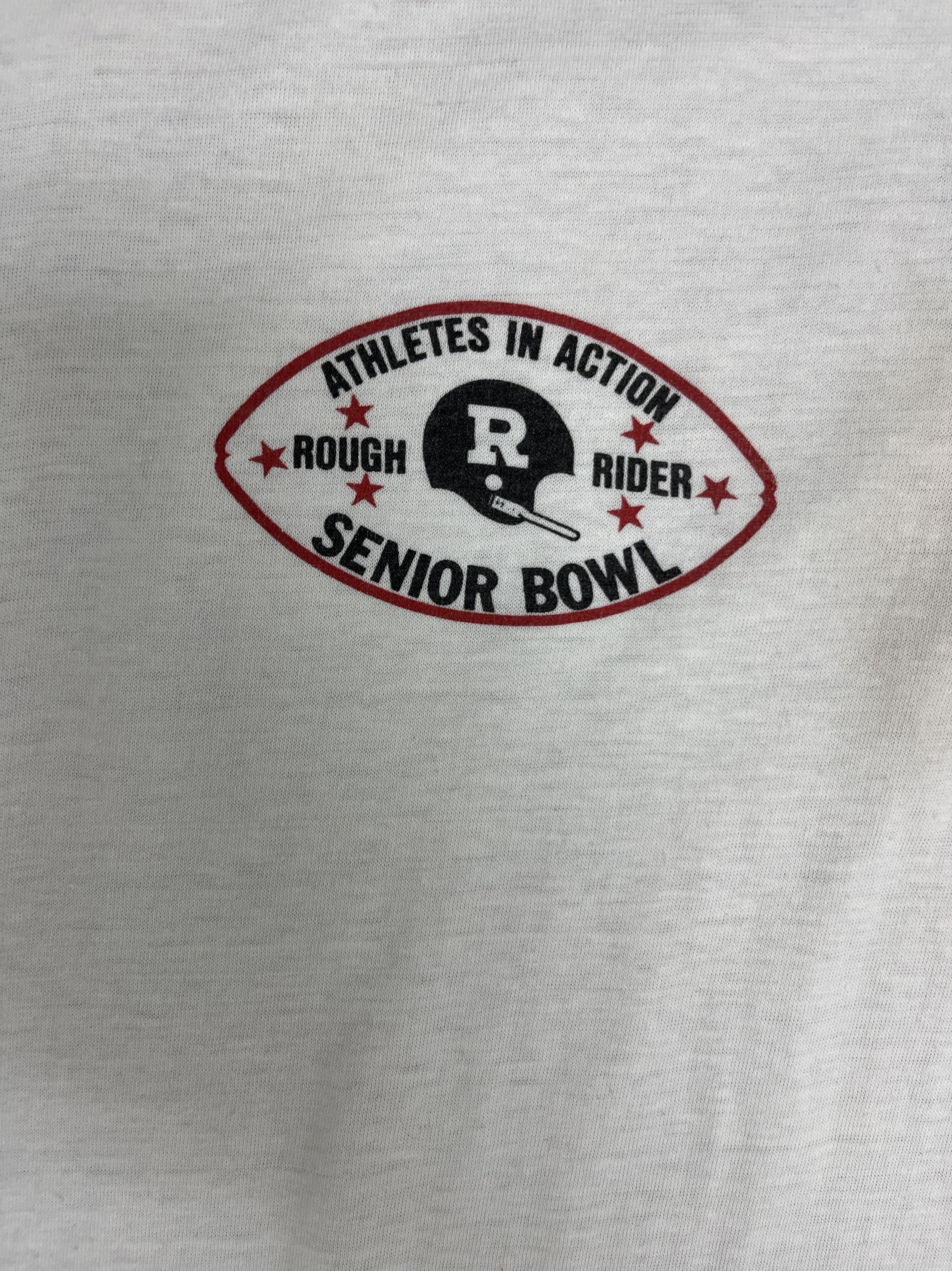 Vintage Rough Rider Senior Bowl Football Vintage T-Shirt Size US M / EU 48-50 / 2 - 2 Thumbnail