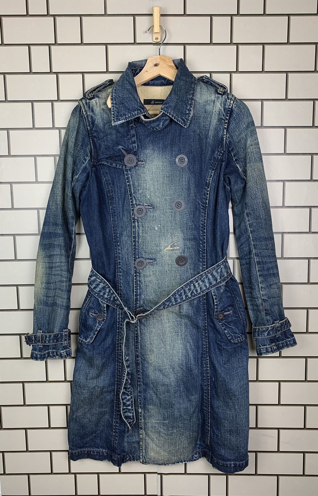 Vintage Japanese Brand John Bull Distressed Denim Jay
