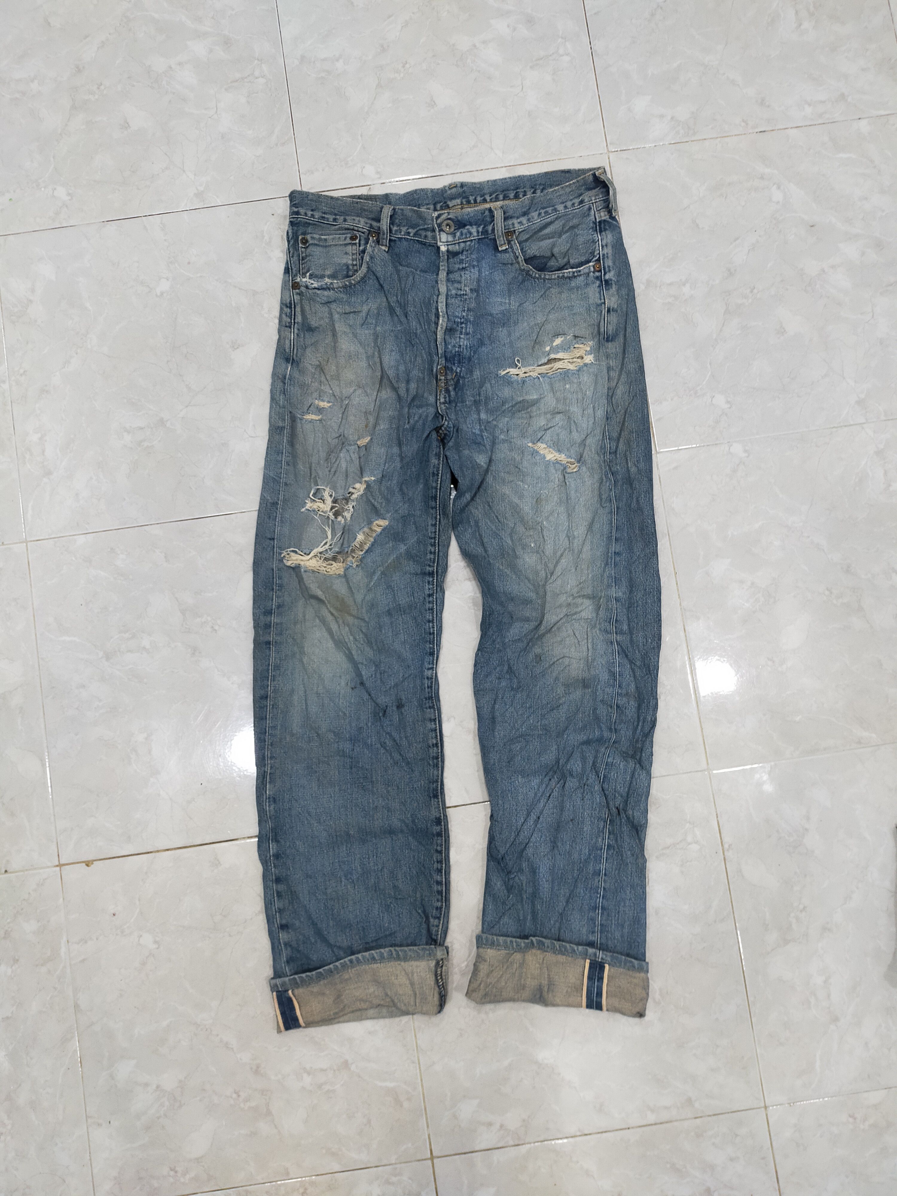 Vintage Big E Japan Levis Selvedge-repro