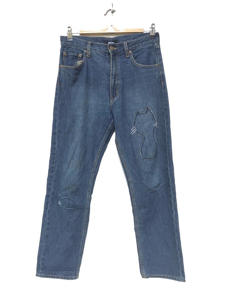 Homme Plisse Issey Miyake × Issey Miyake Vintage Ne.net Issey Miyake Designer Pacthwork Cat Size US 30 / EU 46 - 1 Thumbnail