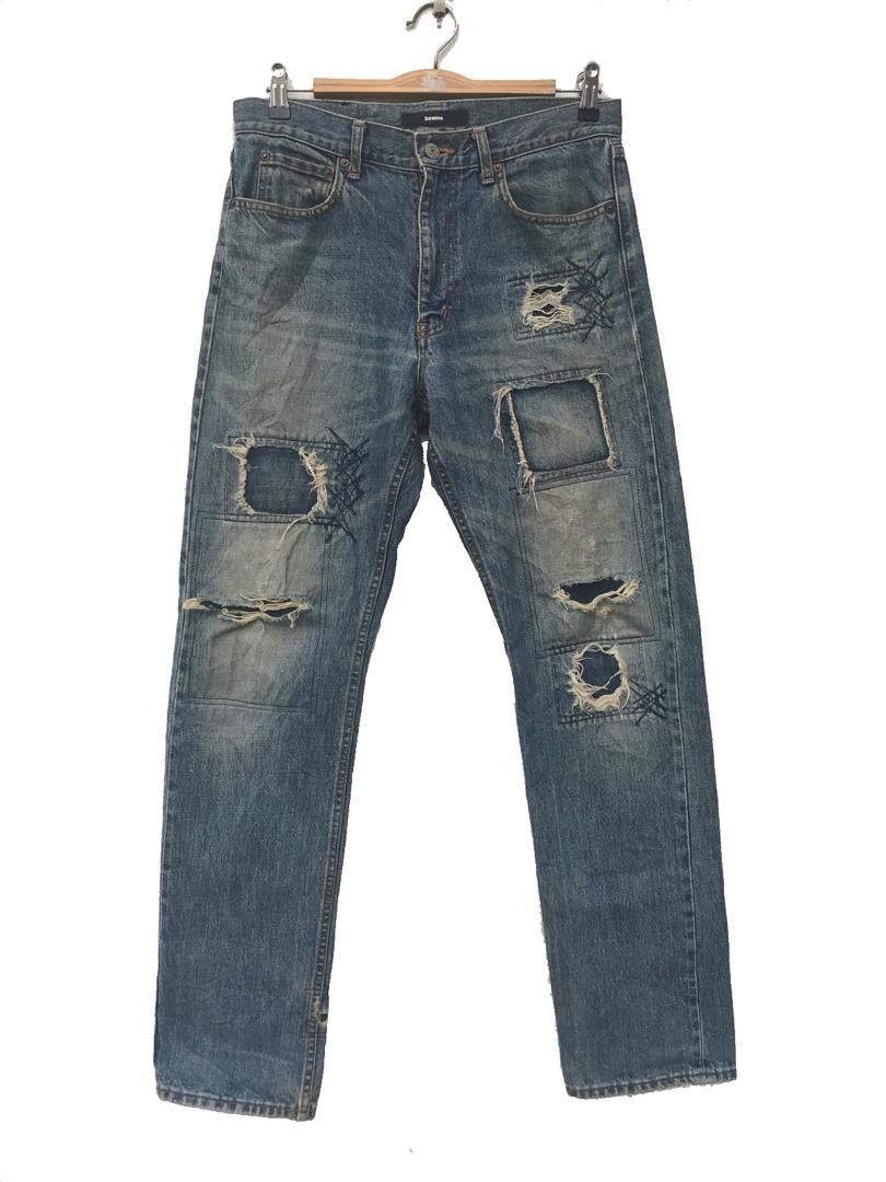 Beams Plus × Designer Vintage Beams Distressed Pachwork Designer Size US 32 / EU 48 - 1 Thumbnail