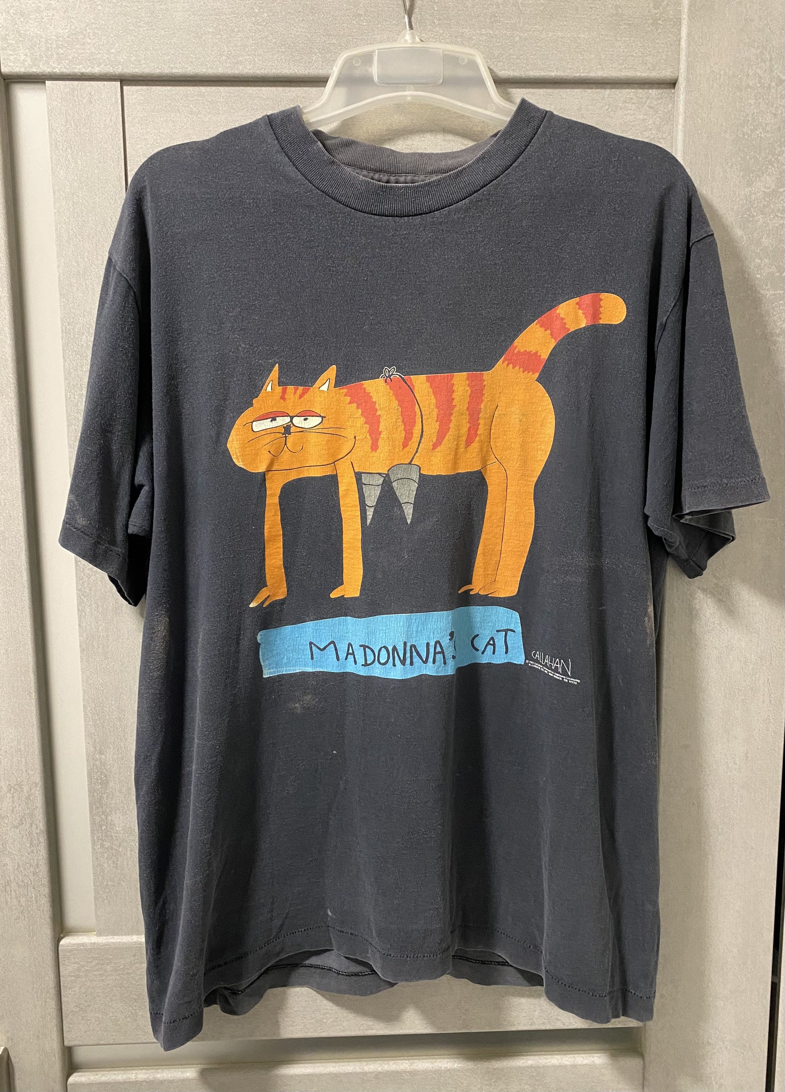 Vintage 90’s Madonna's cat John Callahan t-shirt