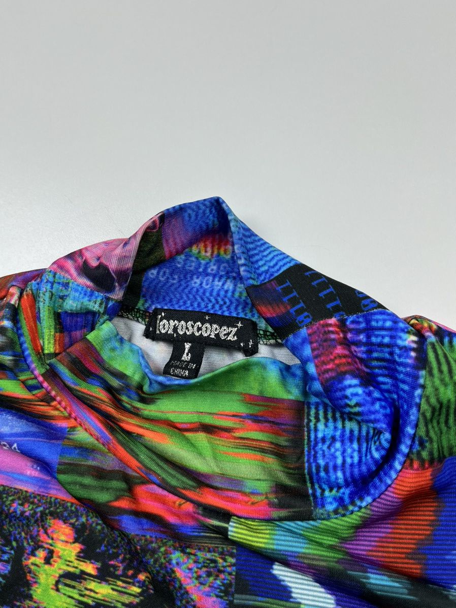 Hysteric Glamour Vintage Glitchcore Style Top Blouse y2k Computer Error Size L / US 10 / IT 46 - 5 Thumbnail