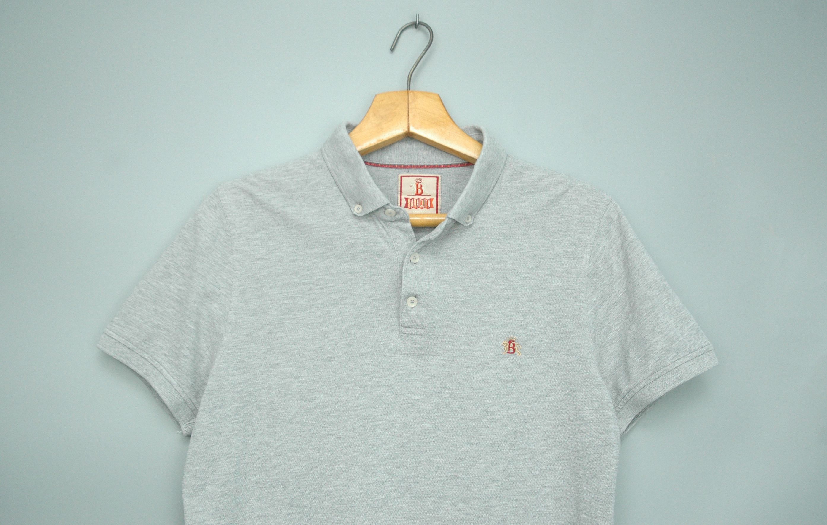 Baracuta Baracuta England Polo Grey Size US L / EU 52-54 / 3 - 2 Thumbnail