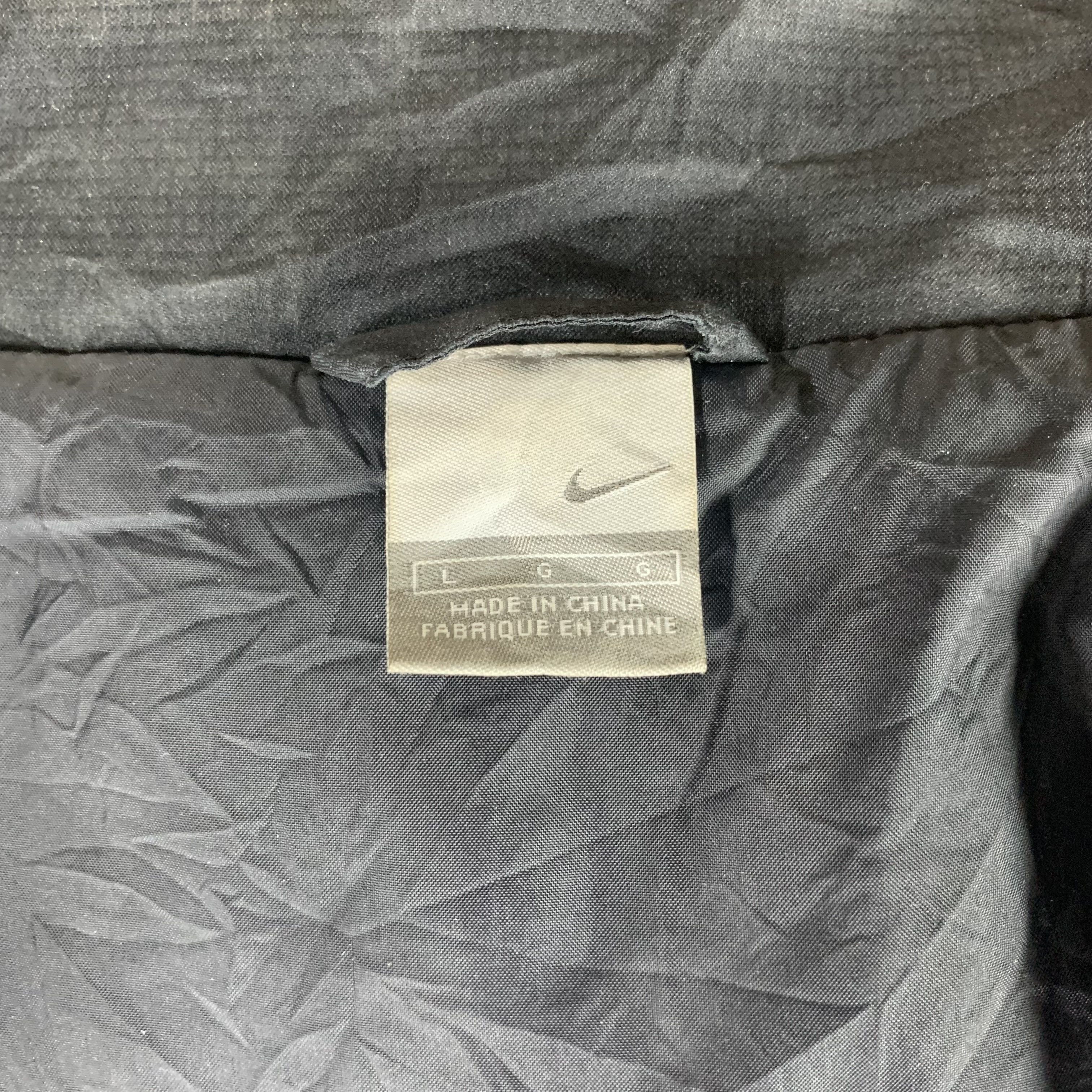 Nike Gold Swoosh Black Jacket #3555-50