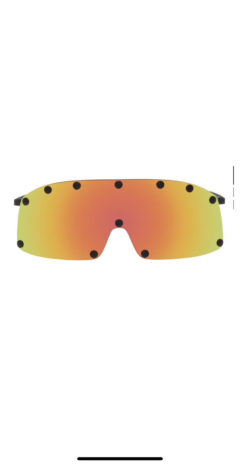 Rick Owens Rick Owens Shielding Sunglasses Rainbow Size ONE SIZE - 1 Thumbnail
