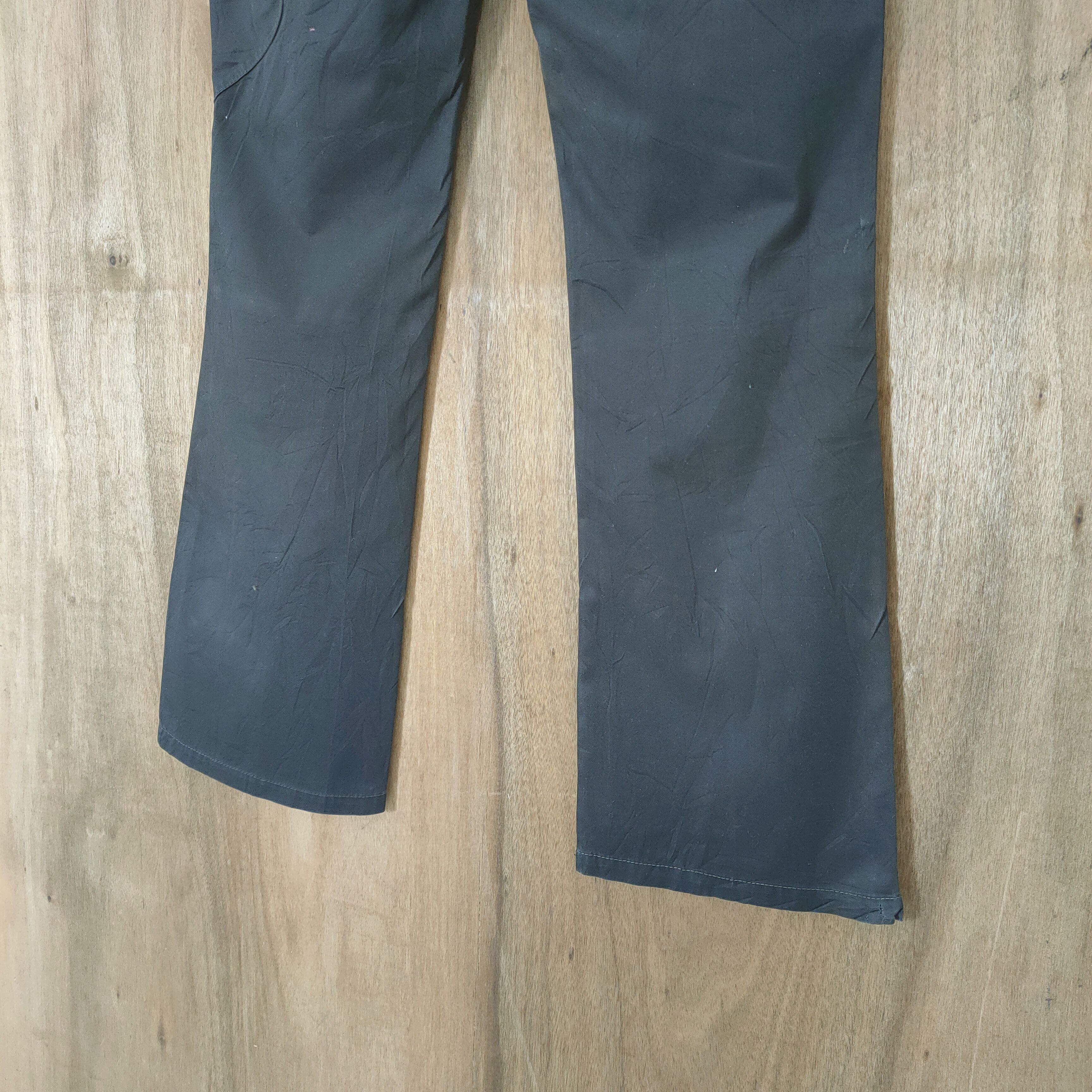 Issey Miyake TETE HOMME by ISSEY MIYAKE BROWN FLARED CARGO PANTS Size US 30 / EU 46 - 11 Thumbnail